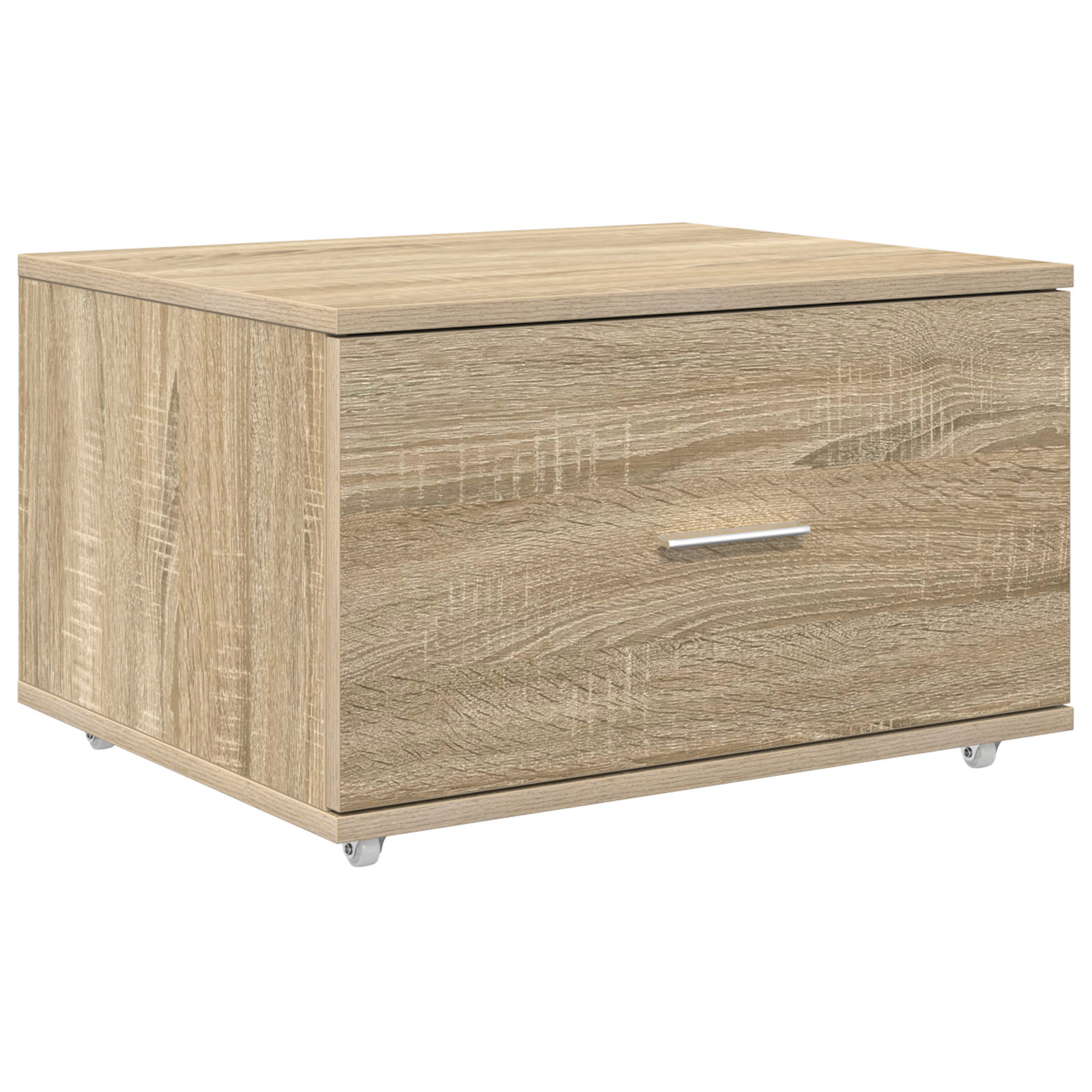 Drawer Cabinet Sonoma oak Chipboard Medium Drawer Cabinet - Image 2