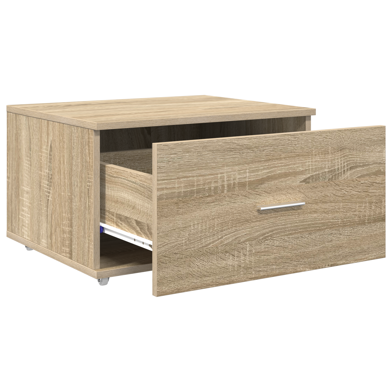 Drawer Cabinet Sonoma oak Chipboard Medium Drawer Cabinet - Image 4