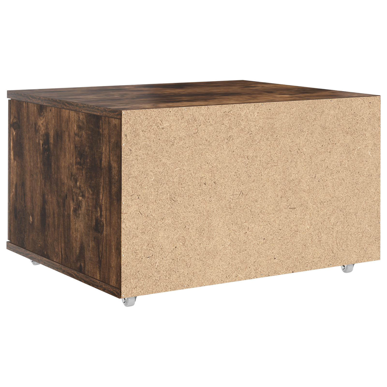 Drawer Cabinet Smoked Oak MDF with Veneer Drawer Cabinet - Image 7