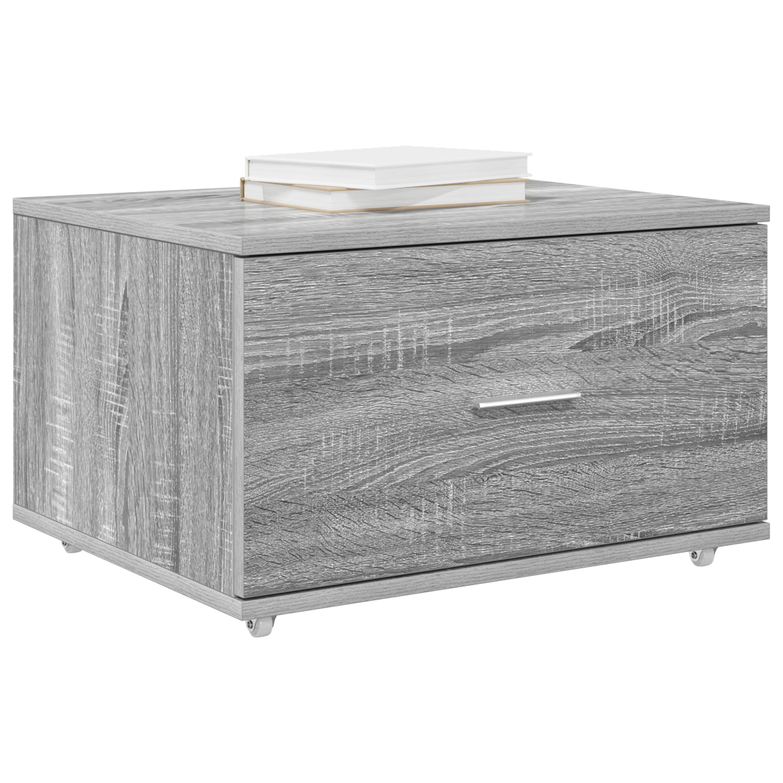 Drawer Cabinet Grey Sonoma Engineered Wood Medium Drawer Cabinet - Image 3