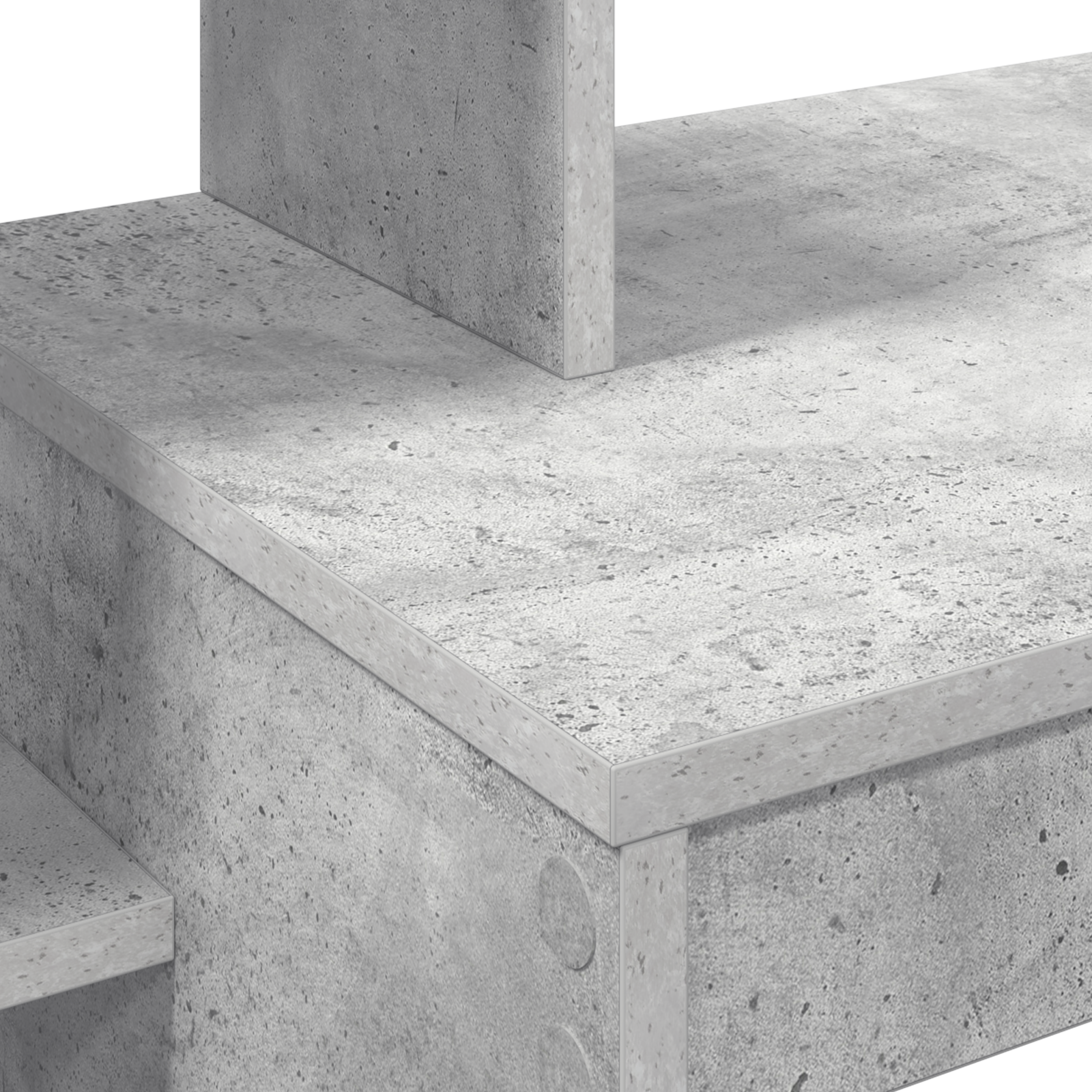 Writing Desk Concrete grey Concrete-effect laminate, engineered wood - Image 7