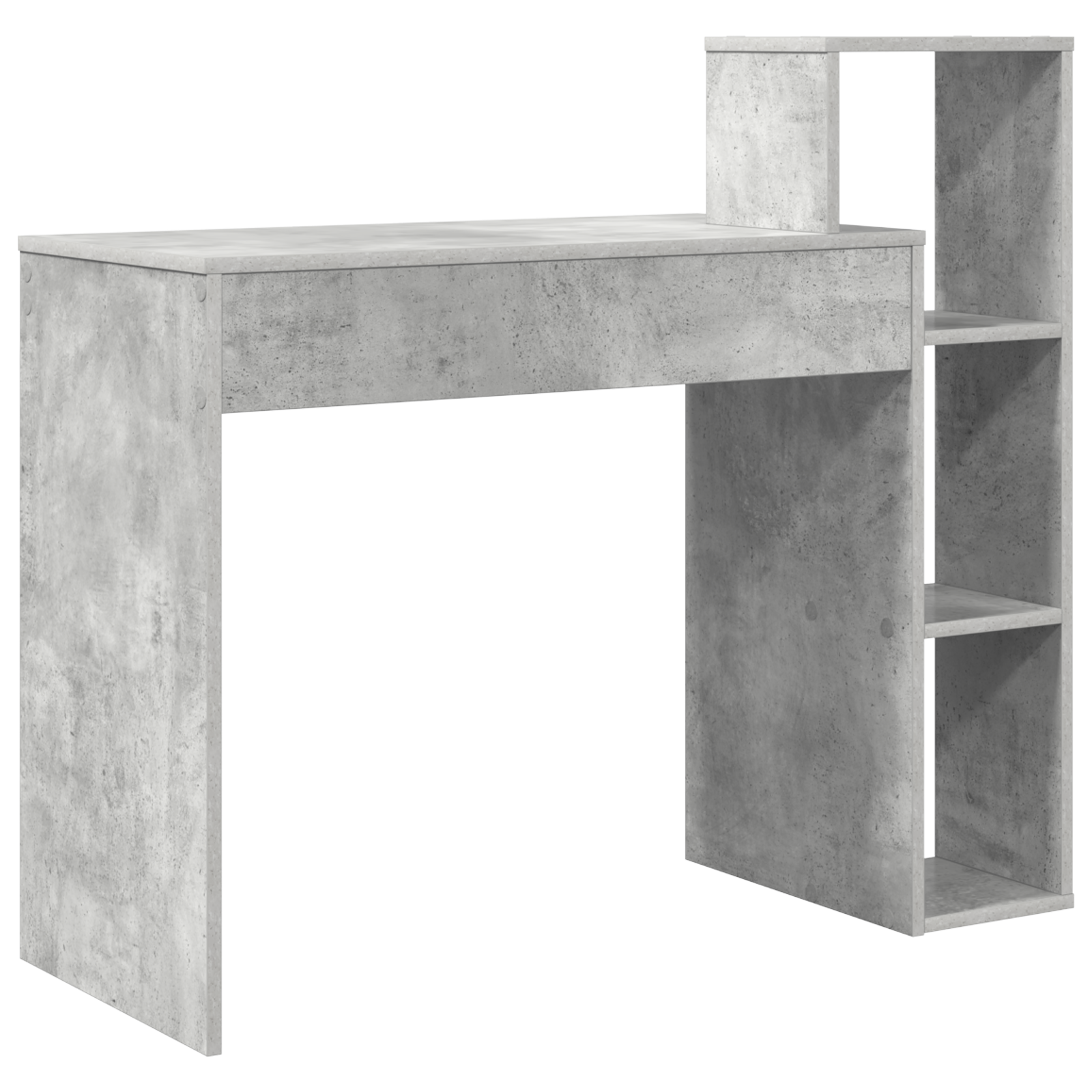 Writing Desk Concrete grey Concrete-effect laminate, engineered wood - Image 6