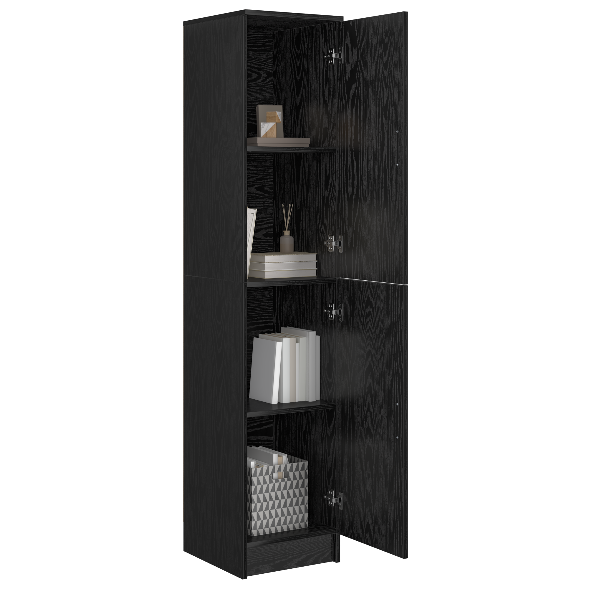 Buffet Cabinet Black oak Engineered wood Medium Buffet Cabinet - Image 3