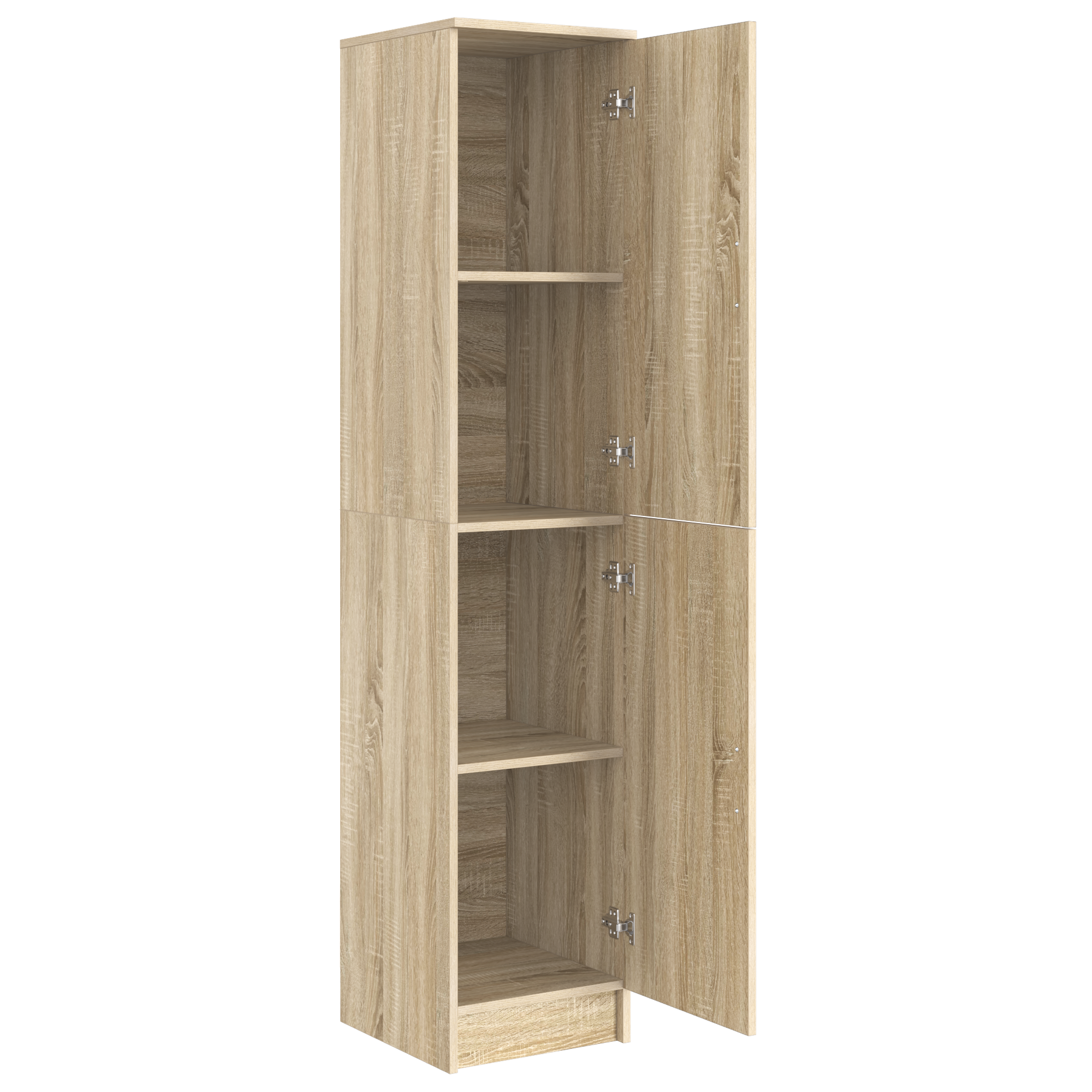 Buffet Cabinet Sonoma oak Particle board with a Sonoma oak finish - Image 4