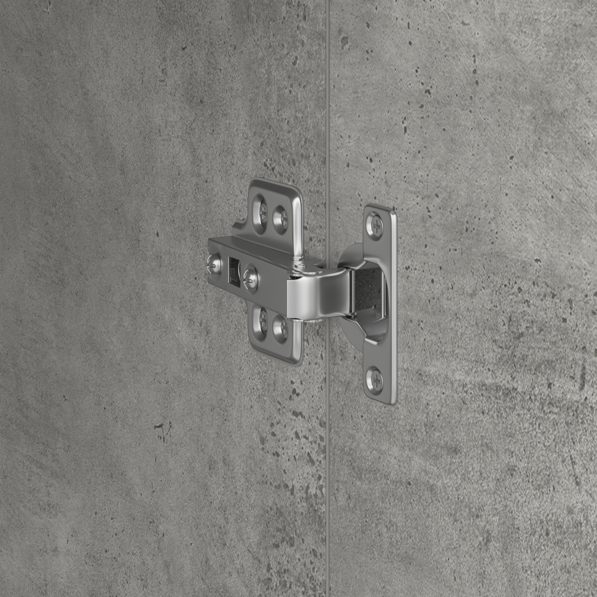 Buffet Cabinet Concrete grey MDF with concrete effect laminate - Image 9