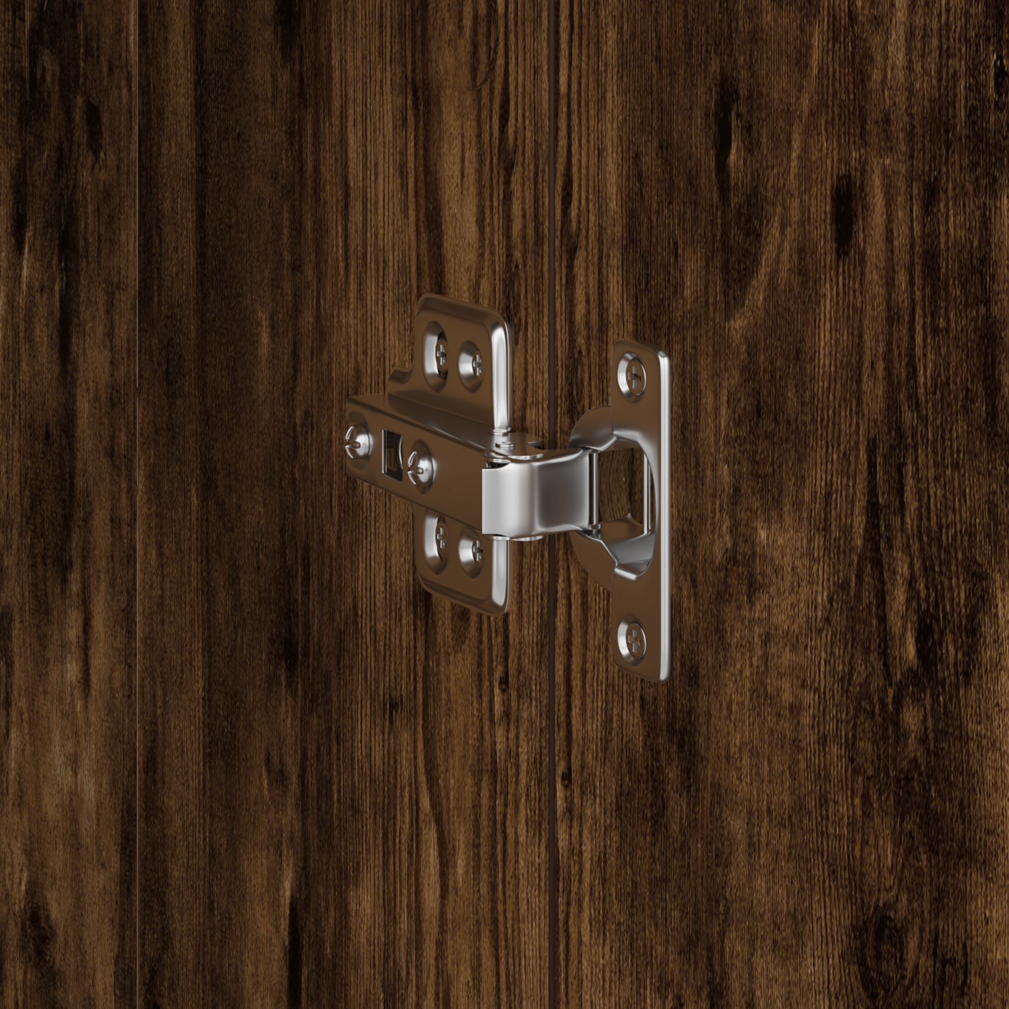 Buffet Cabinet Smoked oak Engineered wood Large Buffet Cabinet - Image 7