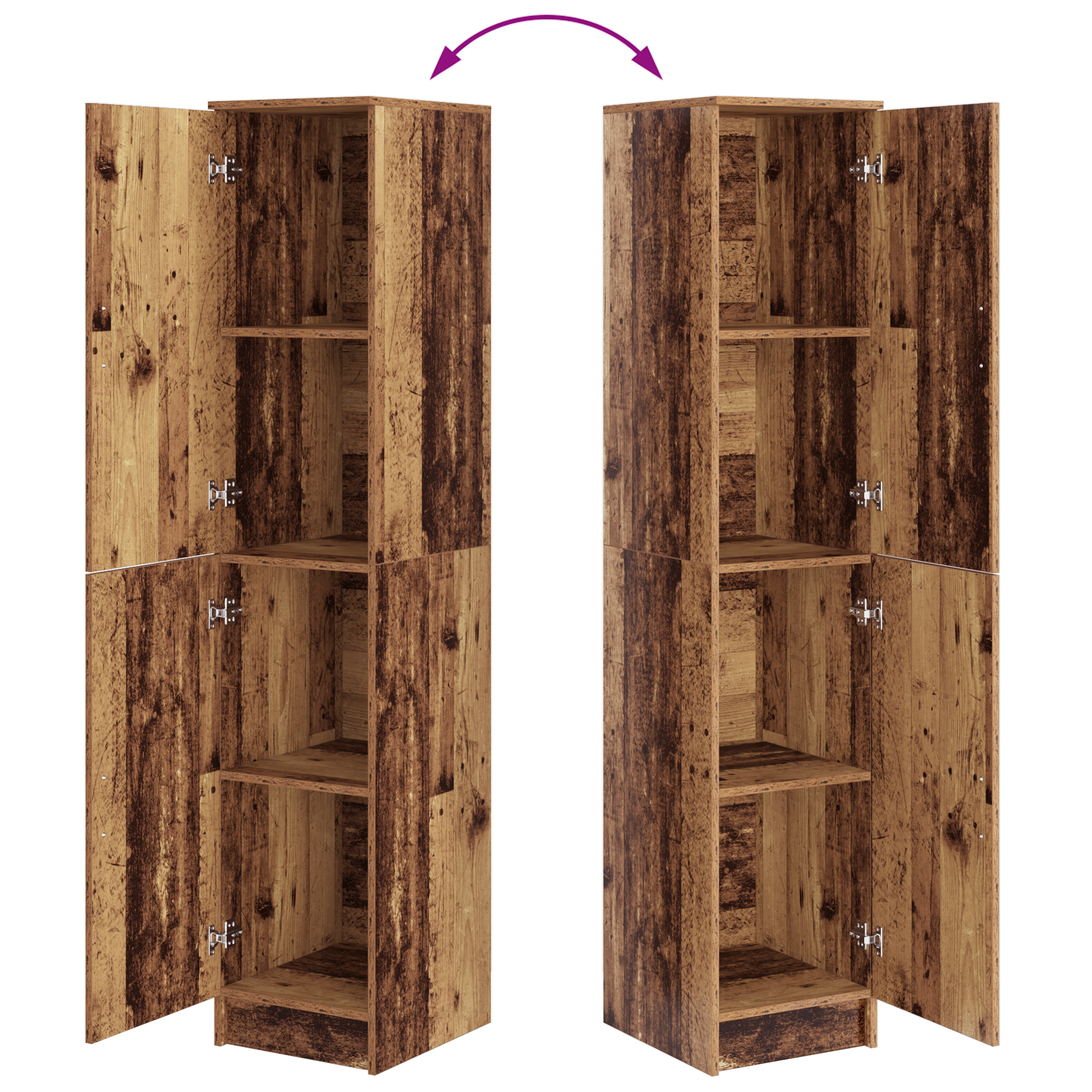 Buffet Cabinet Old wood Solid Reclaimed wood Standard - Image 10