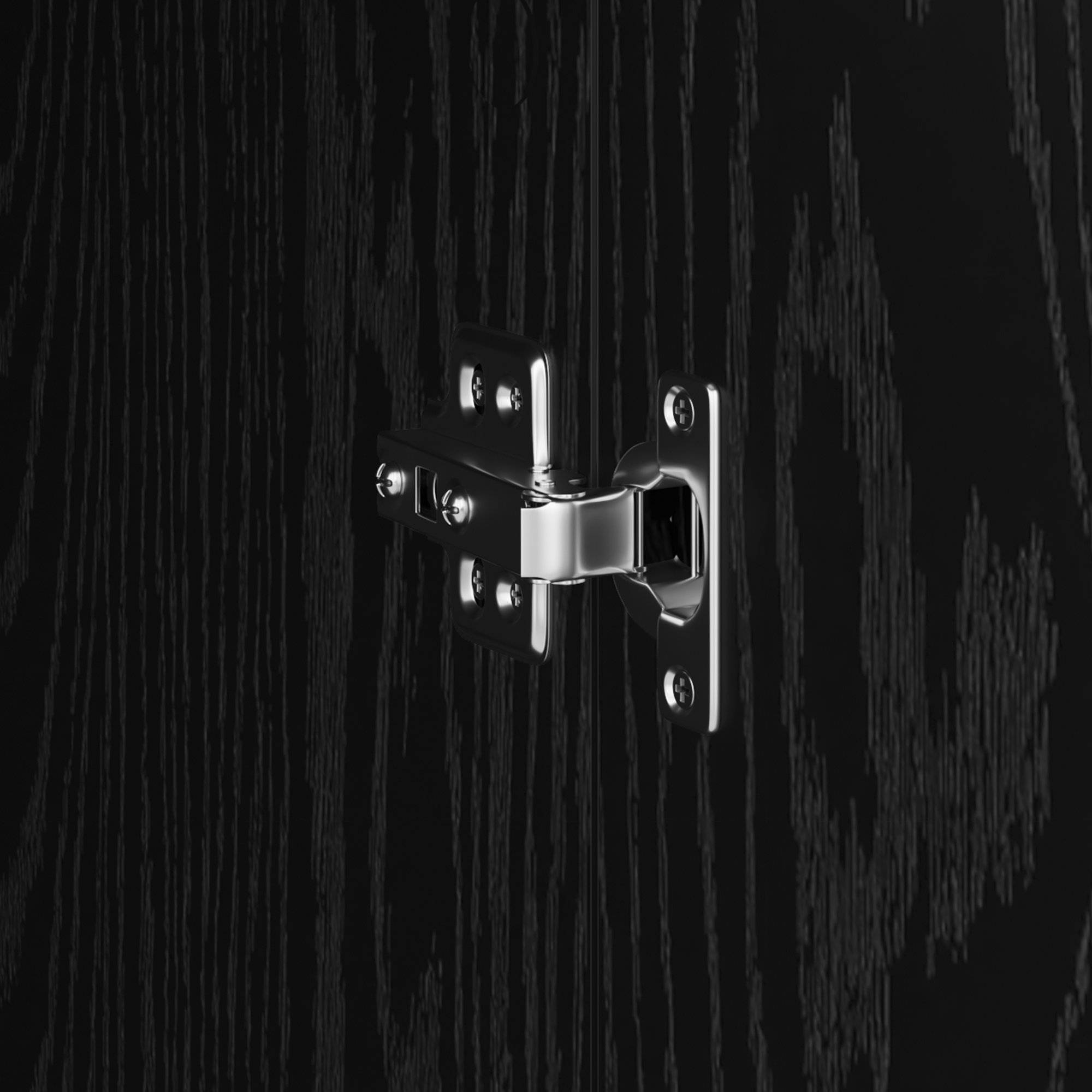 Black Oak Sideboard Black Oak MDF and Wood Veneer Medium - Image 9