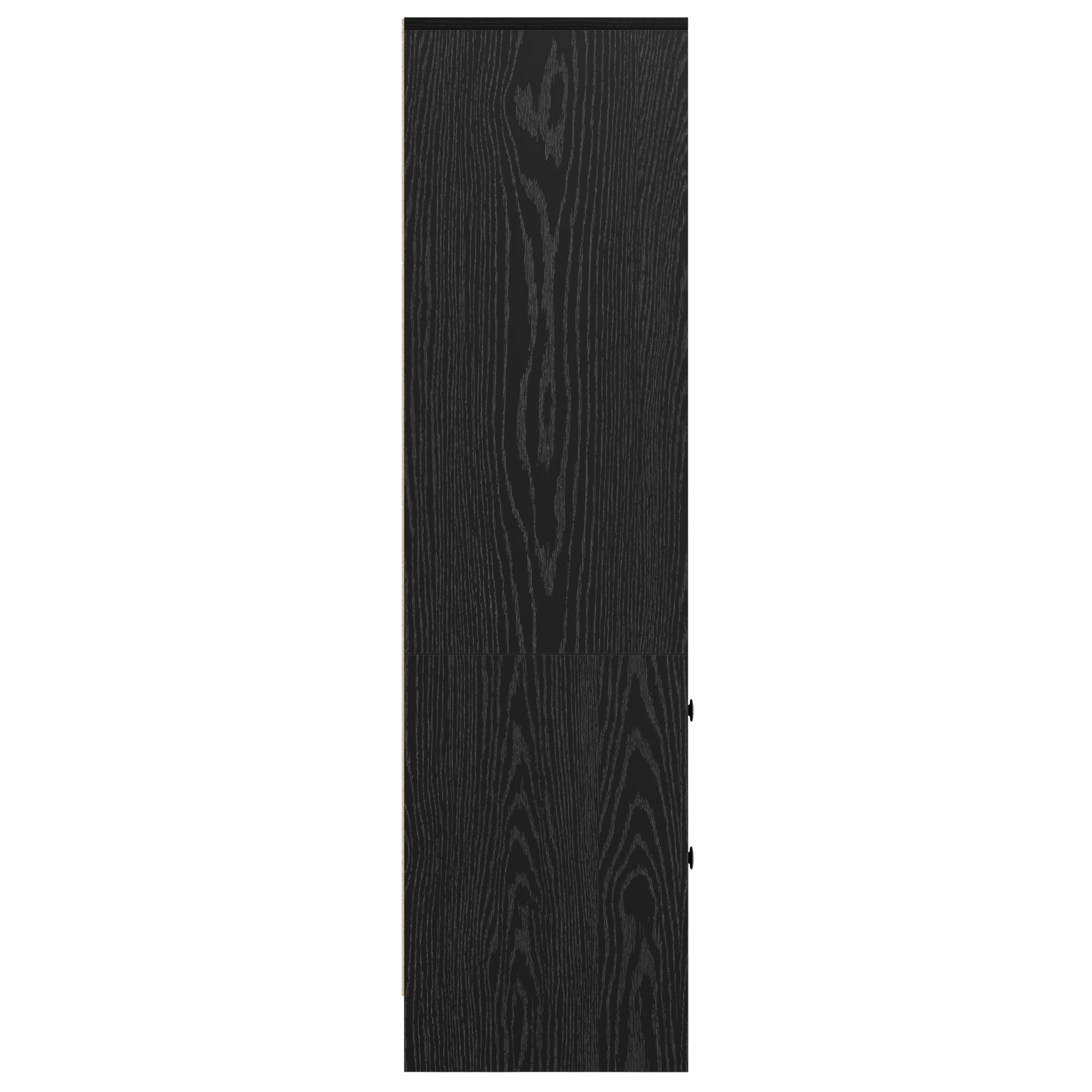 Black Oak Shelving Unit Black oak Engineered wood Large - Image 6