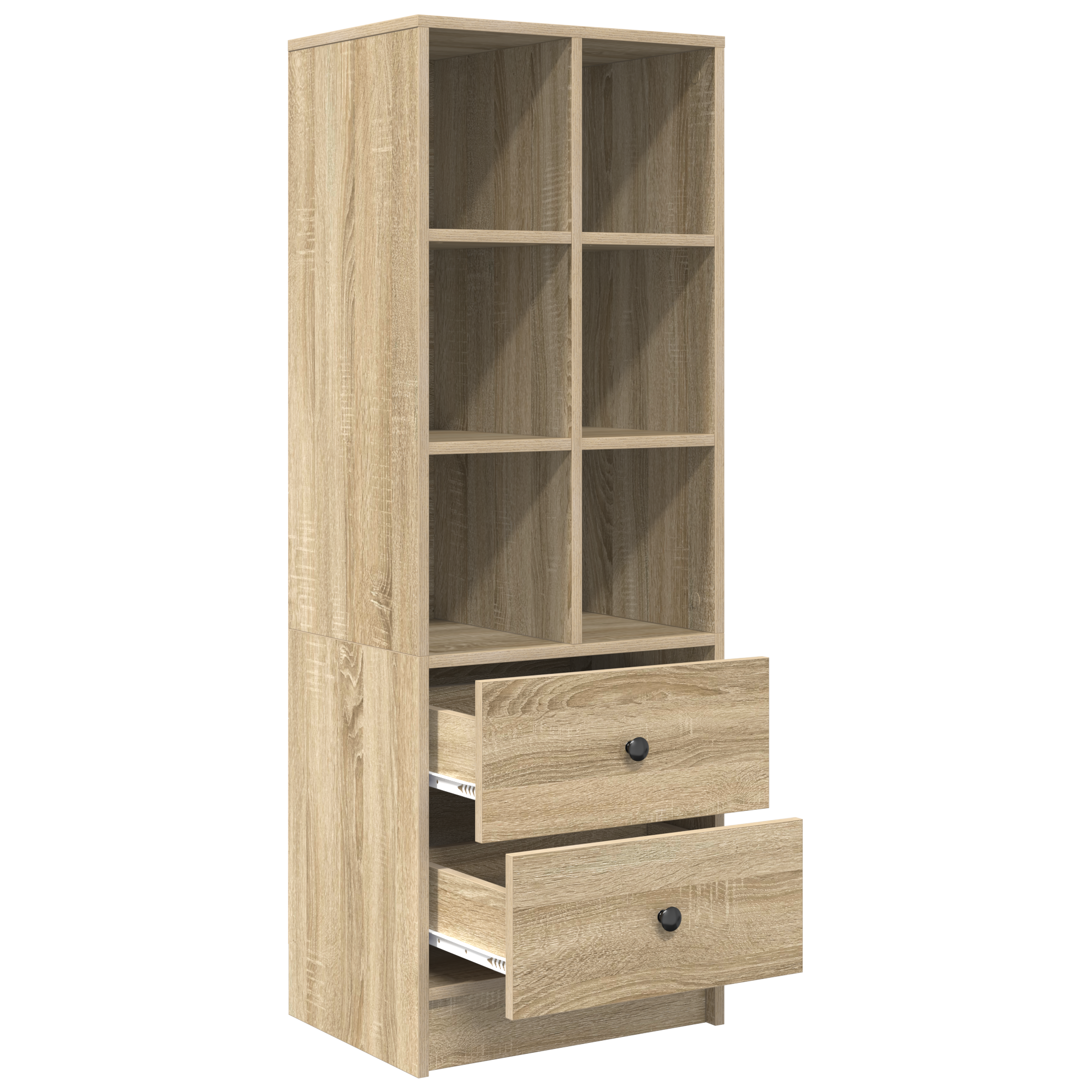Sonoma Oak Shelving Unit Sonoma Oak MDF Big Shelving Unit - Image 4