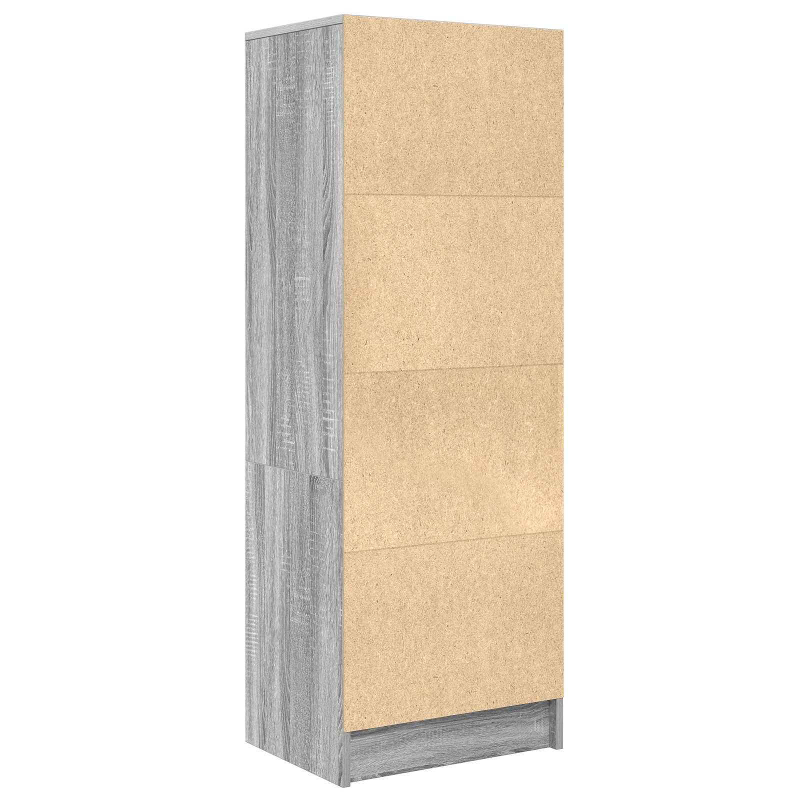 Grey Shelving Unit Grey sonoma Particle board Medium Storage - Image 7