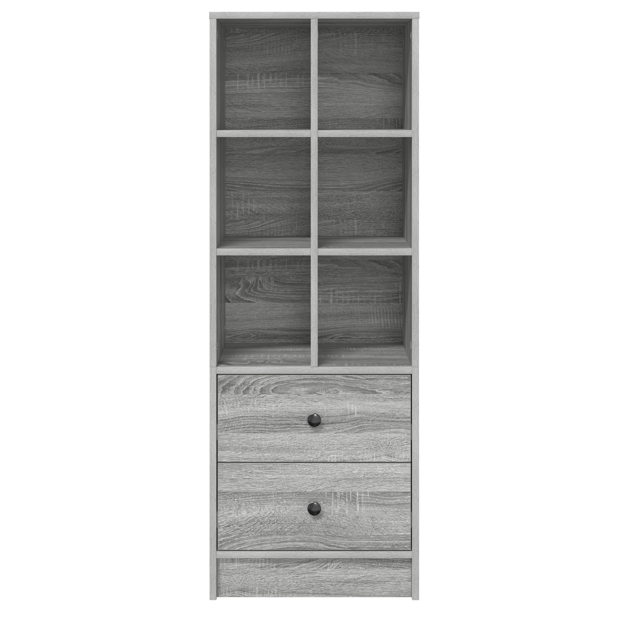 Grey Shelving Unit Grey sonoma Particle board Medium Storage - Image 5