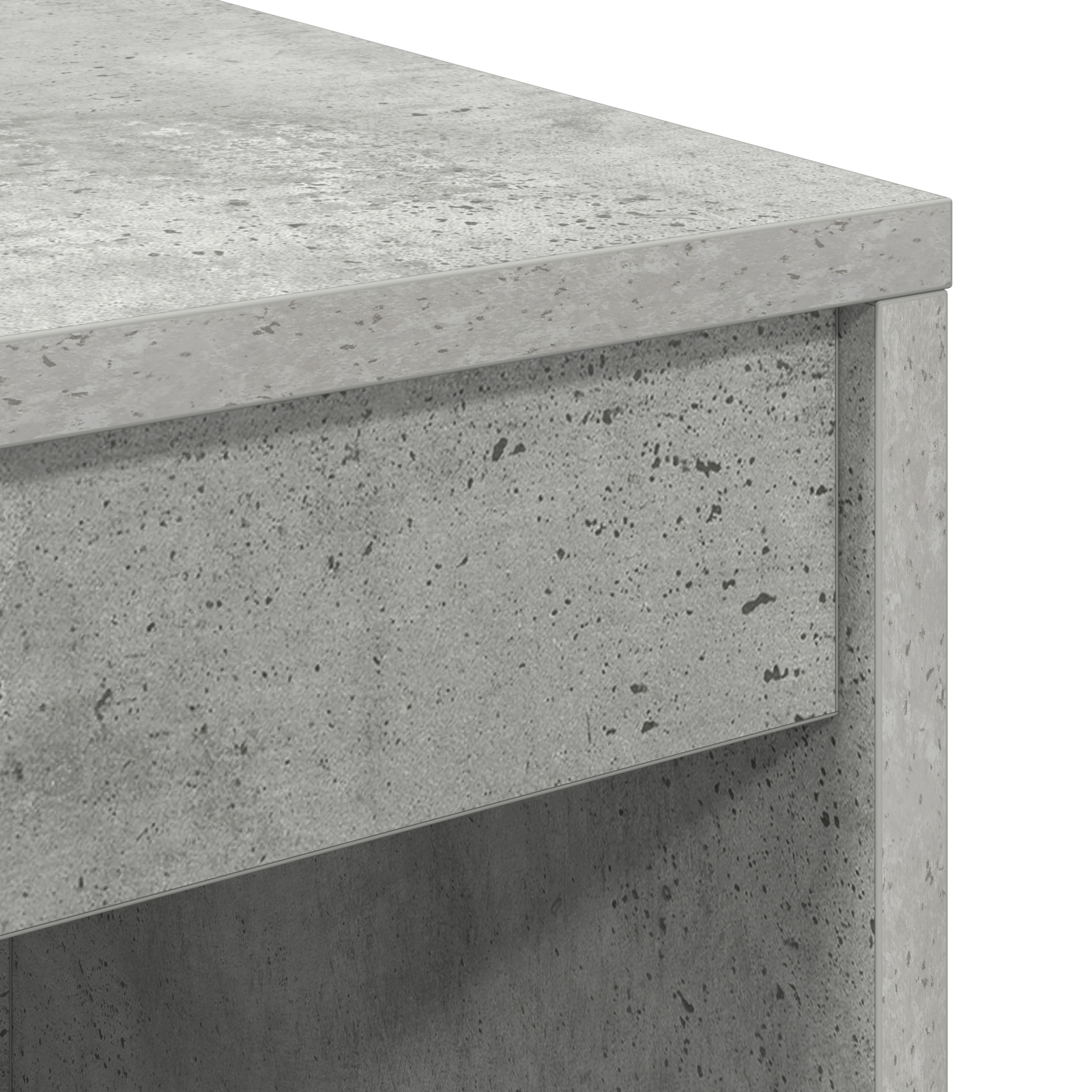 Computer Desk Concrete grey Particle board with concrete-like finish - Image 7