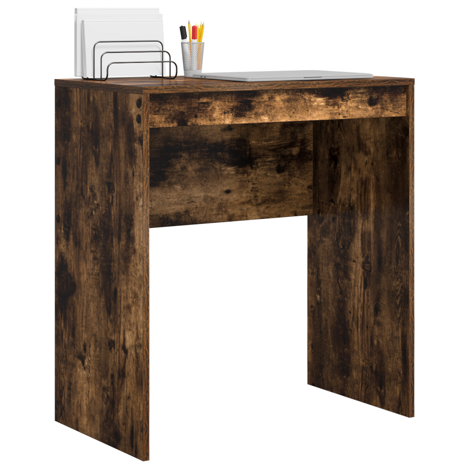 Smoked Oak Writing Desk Smoked Oak MDF 70 x 40 x 76 cm Durable - Image 3