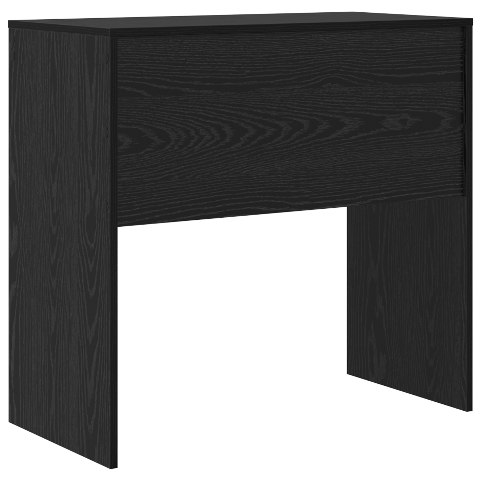 Black Oak Writing Desk Black oak Engineered wood 80 x 40 x 76 cm - Image 6