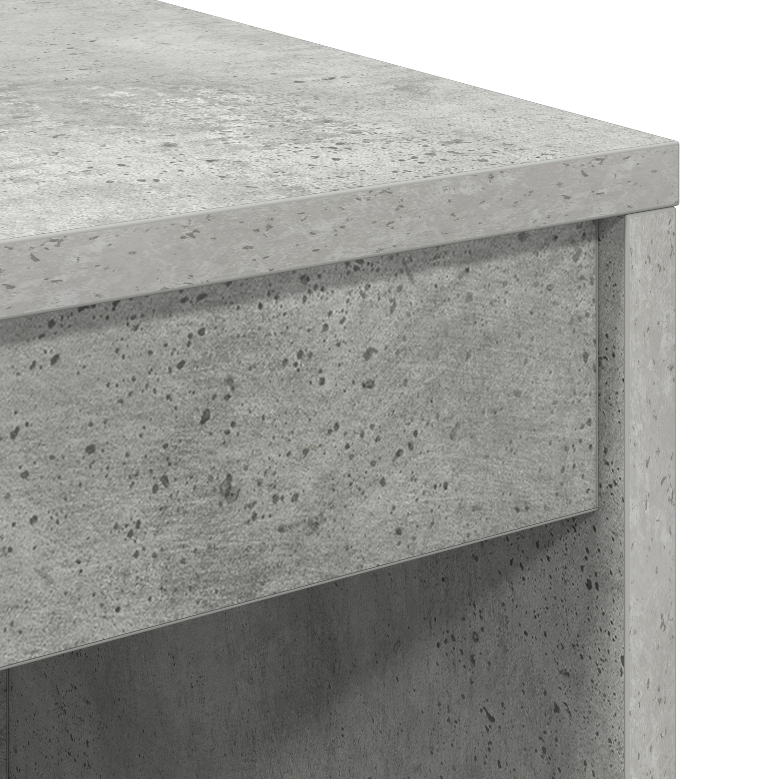 Writing Desk Concrete grey Particle board, Concrete grey finish - Image 7