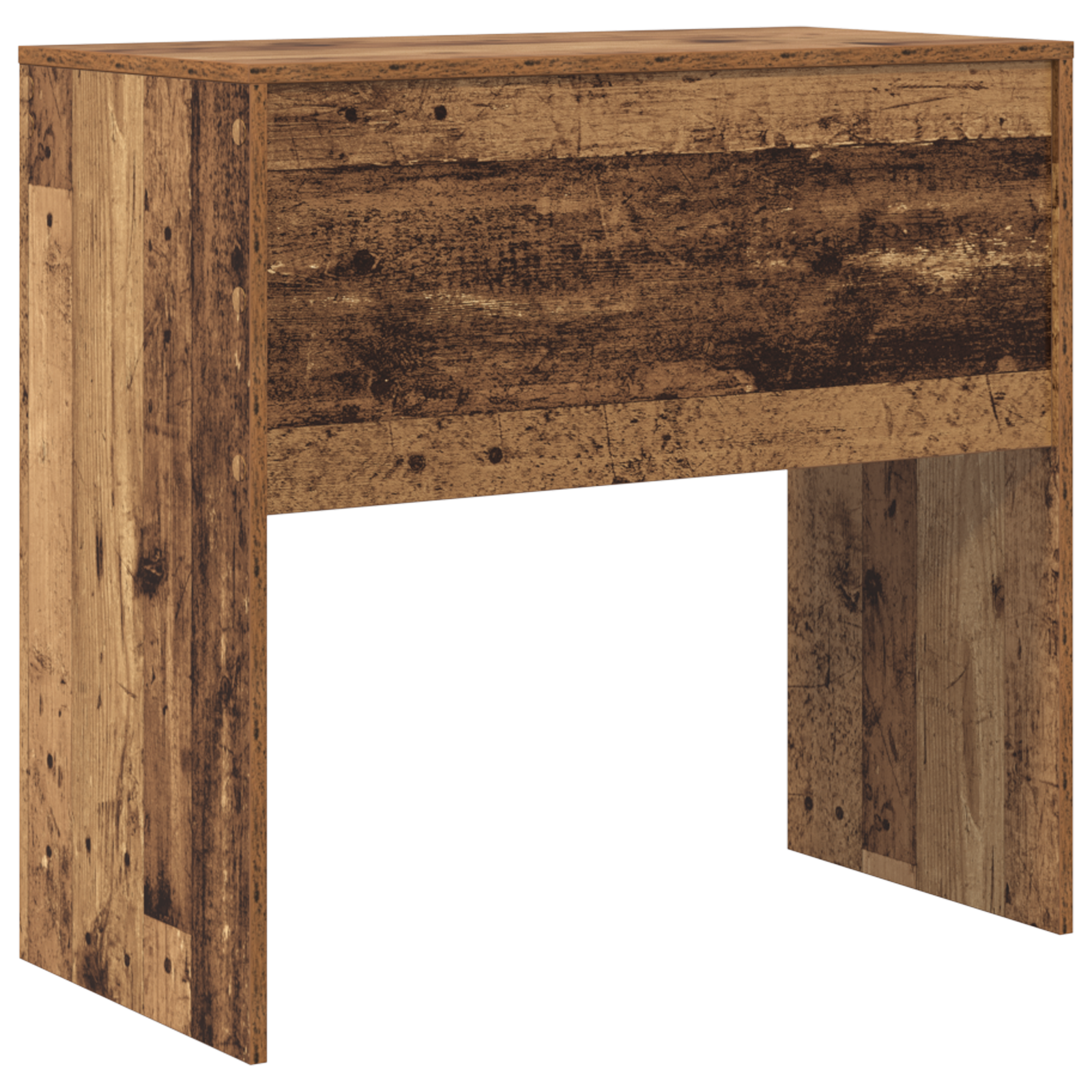 Rustic Writing Desk Old Wood Finish Wood 80 x 40 x 76 cm - Image 6