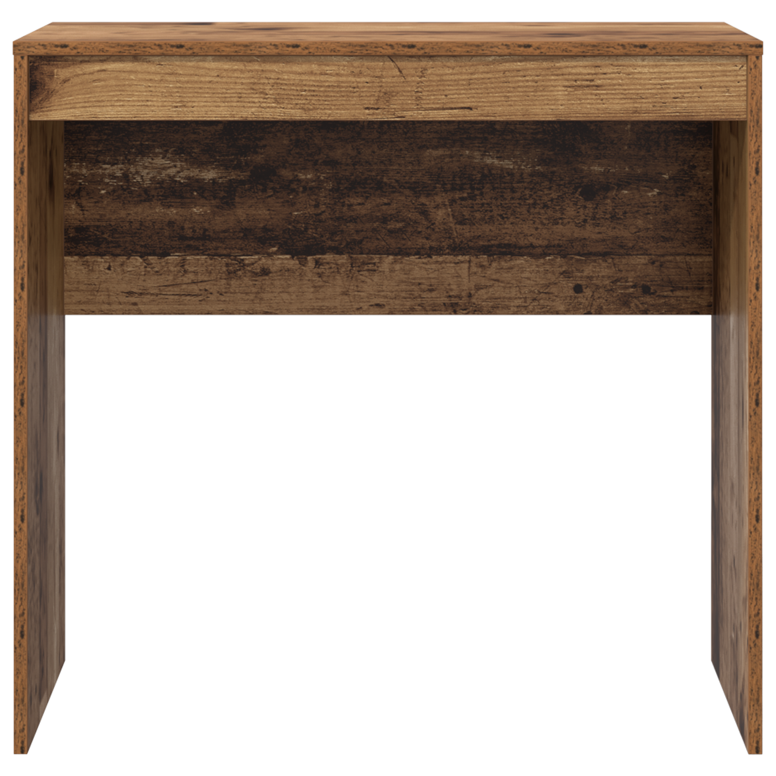 Rustic Writing Desk Old Wood Finish Wood 80 x 40 x 76 cm - Image 4
