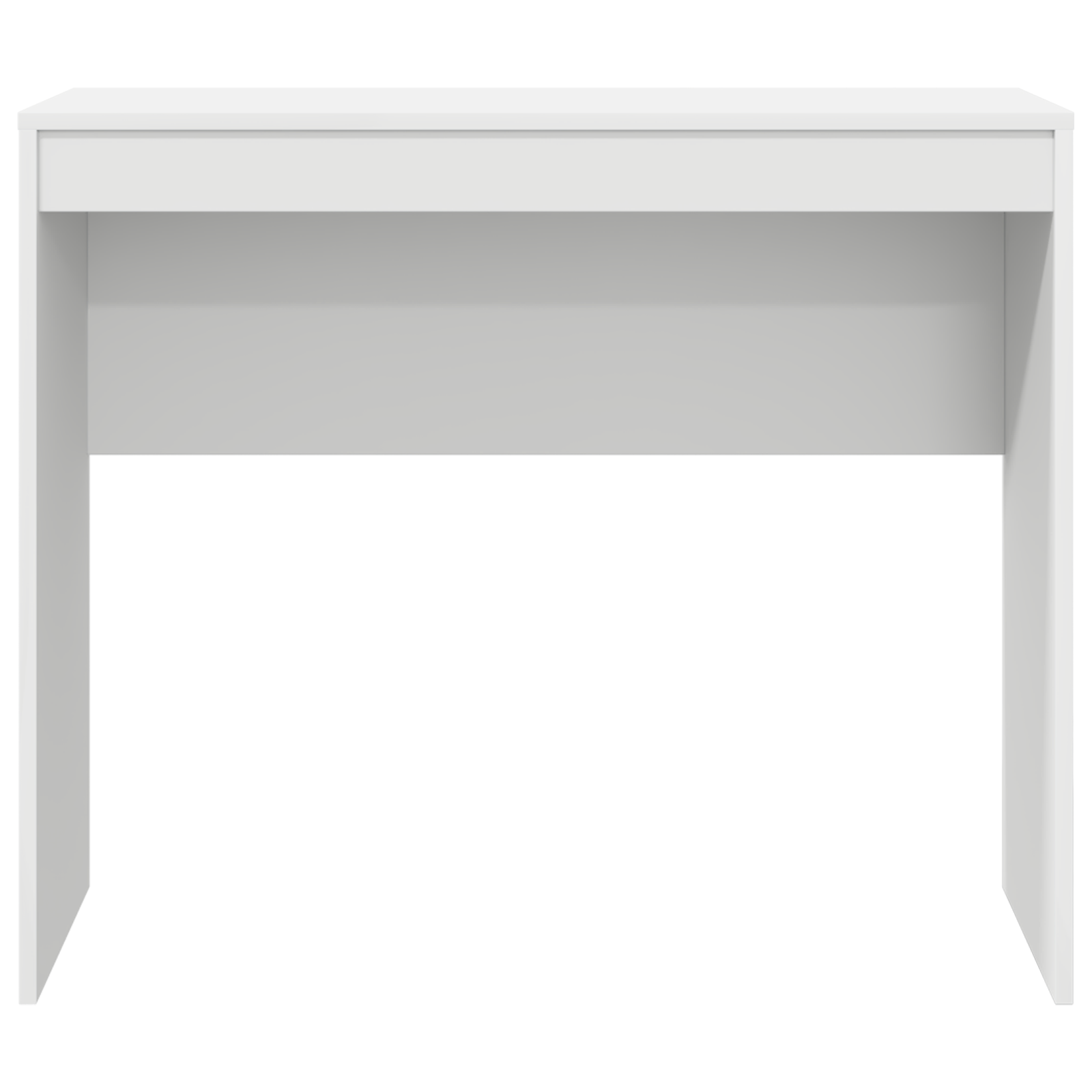 Writing Desk White Engineered Wood Medium Minimalistic - Image 4