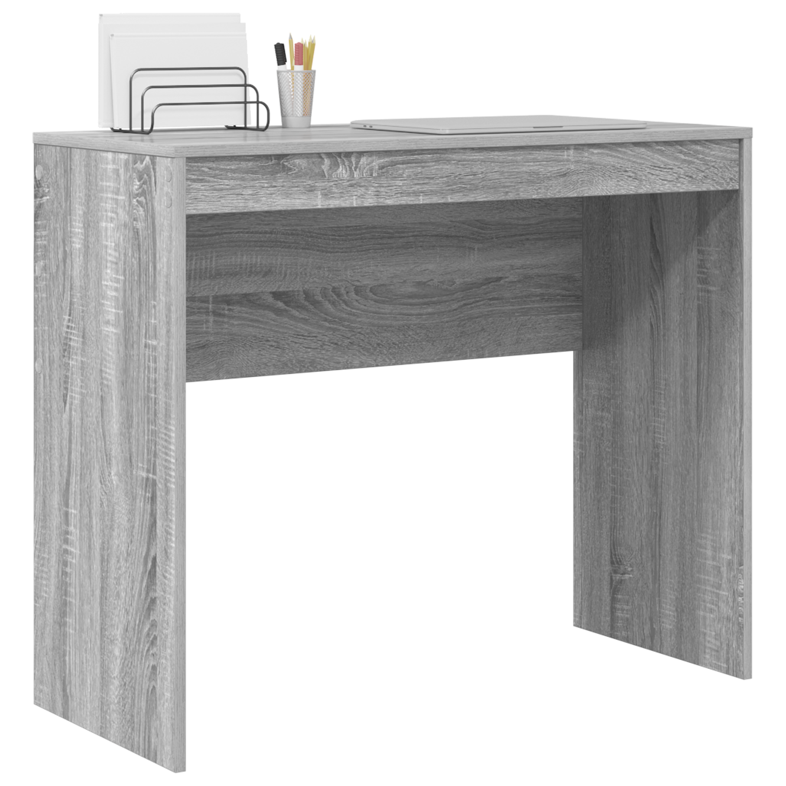 Writing Desk Grey Sonoma Engineered wood 90 x 40 x 76 cm - Image 3