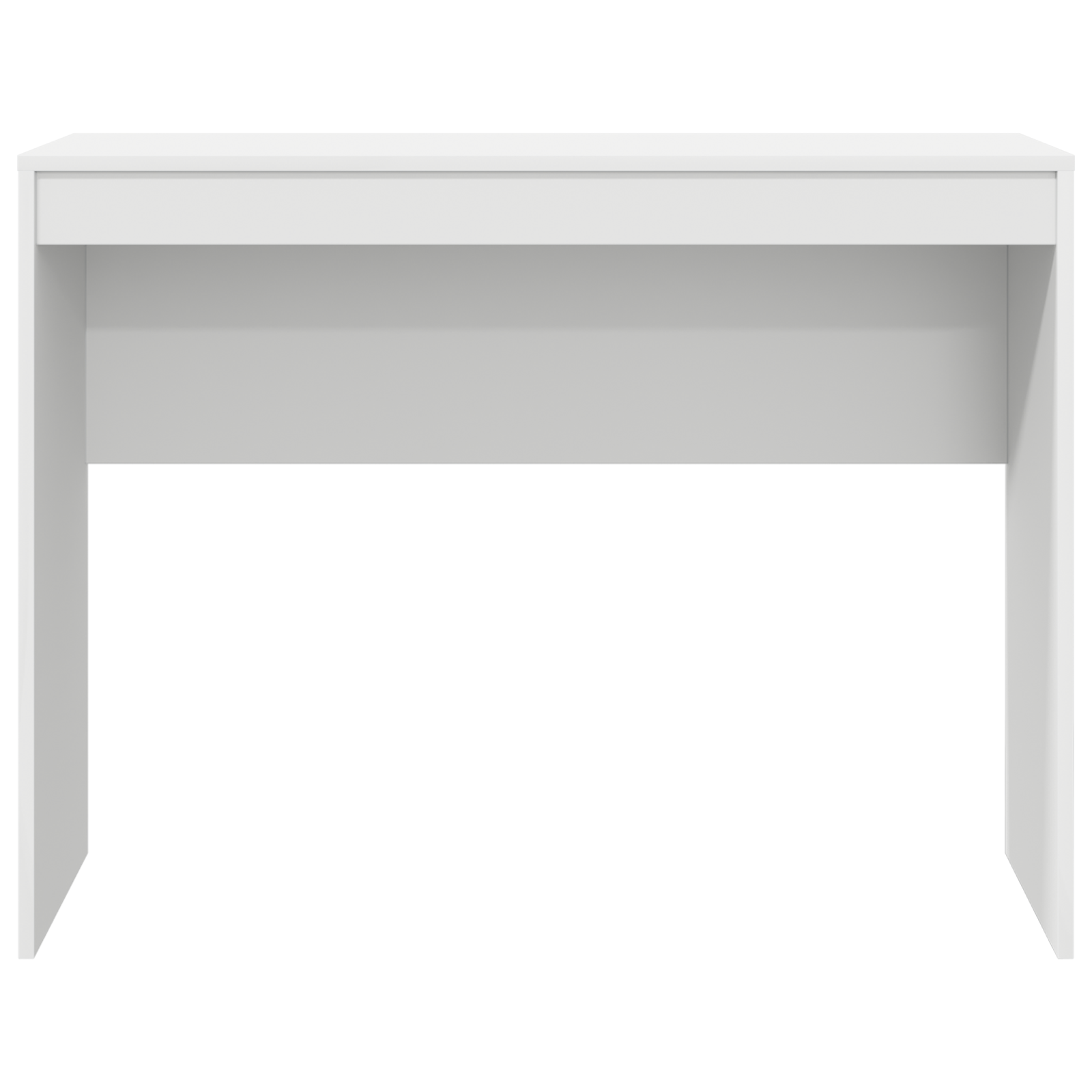Writing Desk White Particle board Medium Simple Writing Desk - Image 4