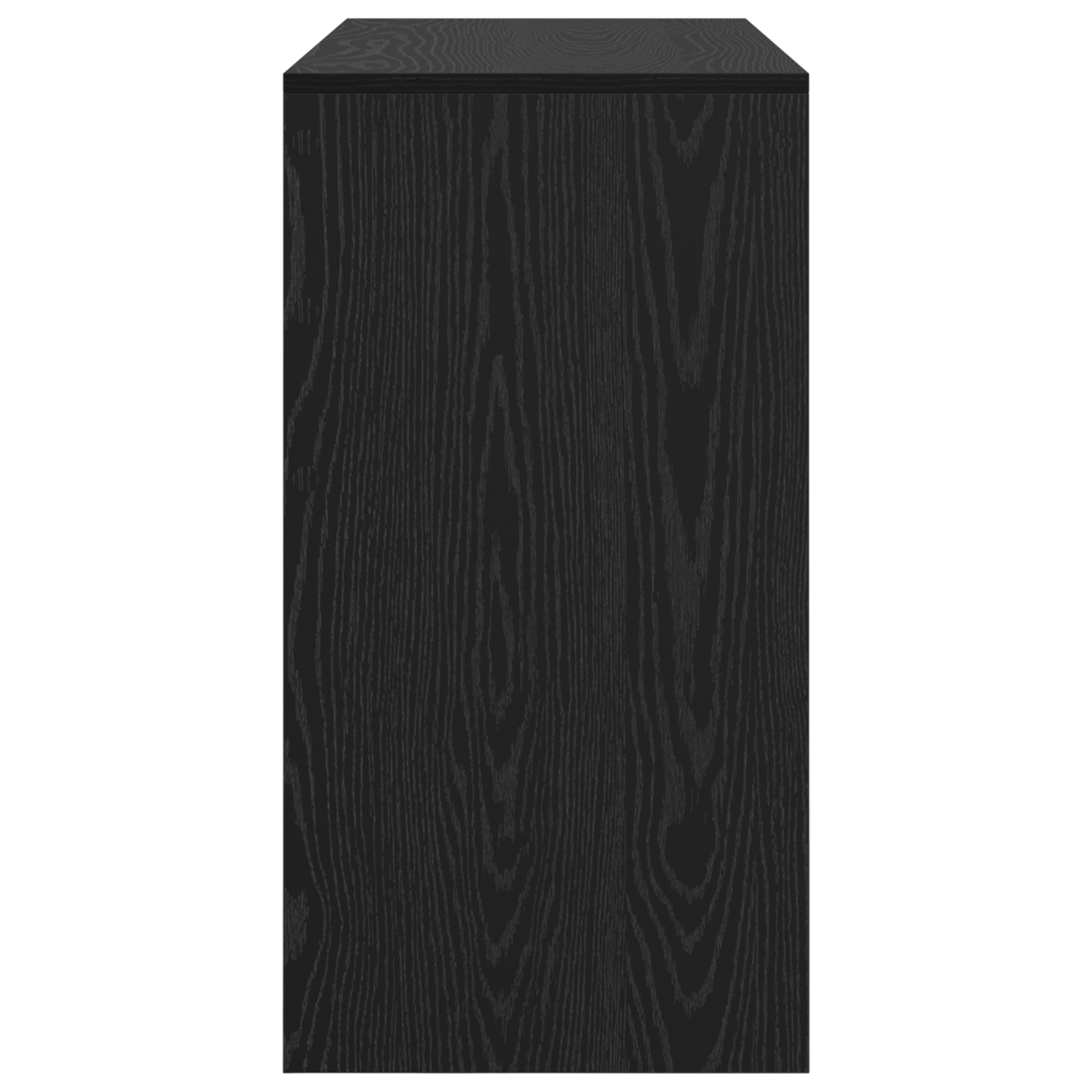 Black Oak Writing Desk Black oak Engineered wood 100 x 40 x 76 cm - Image 5