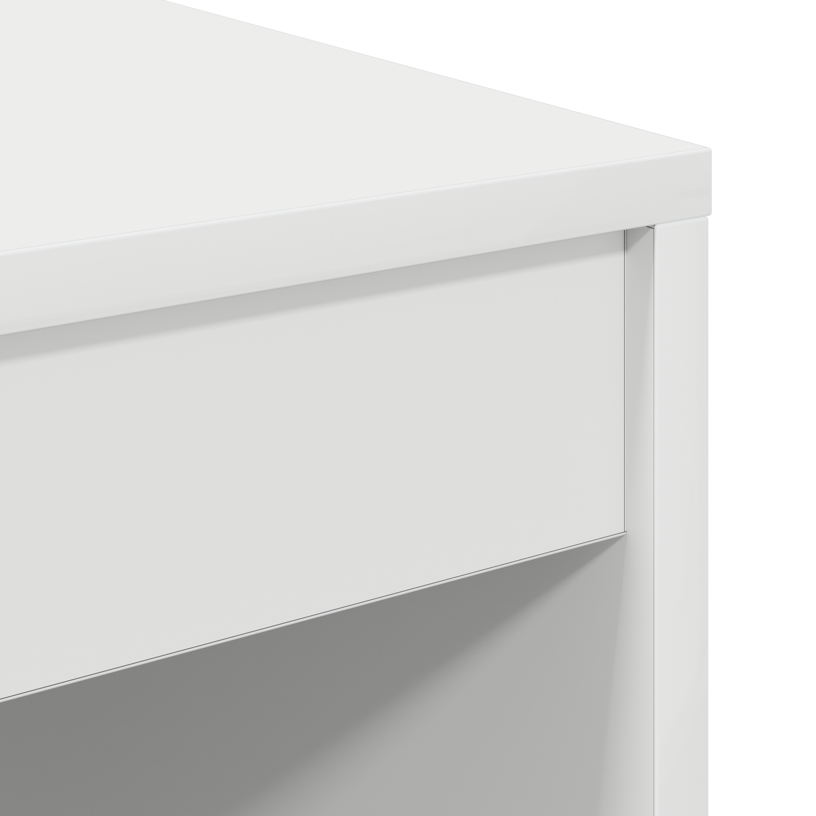 Writing Desk White Engineered Wood 60 x 50 x 76 cm Durable - Image 7