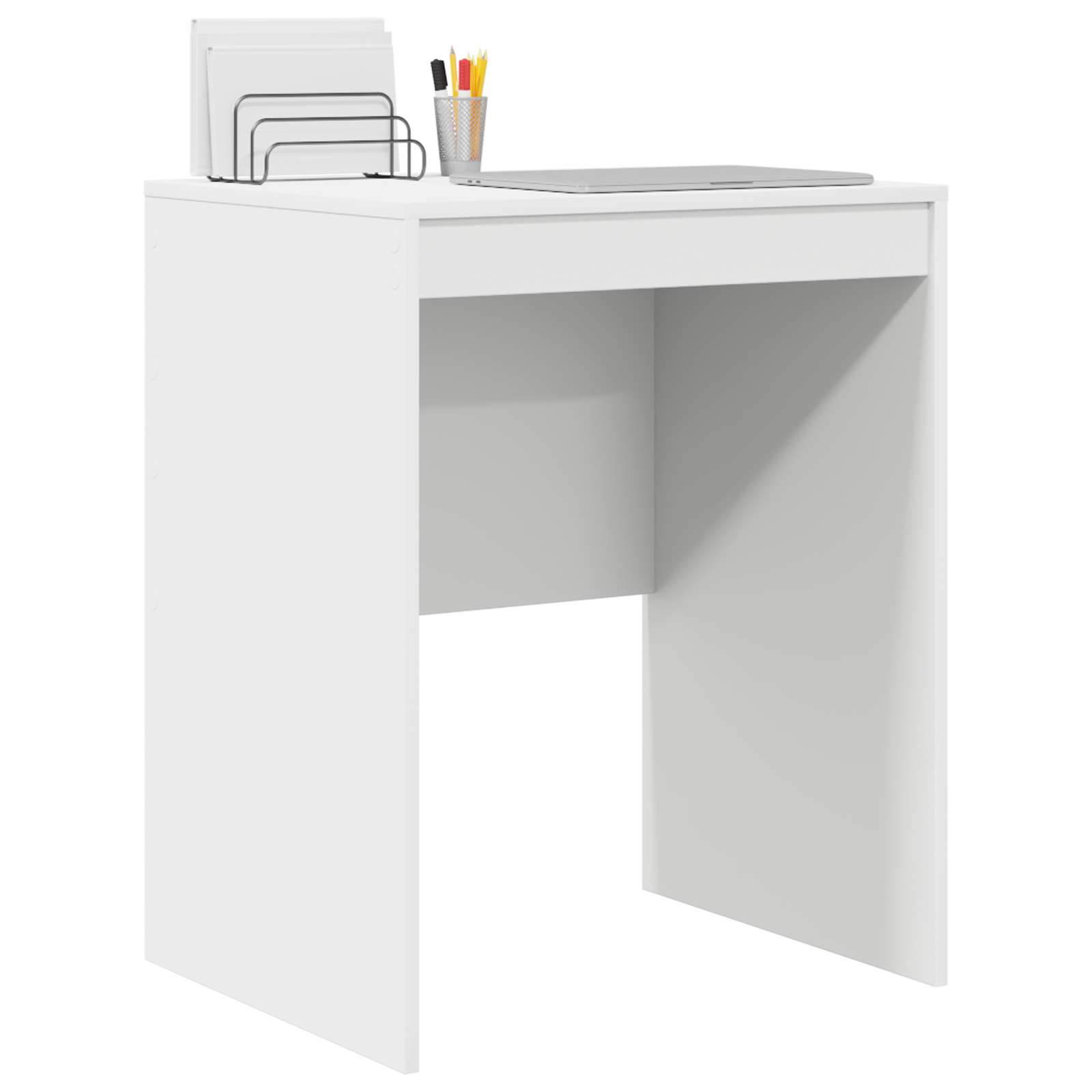 Writing Desk White Engineered Wood 60 x 50 x 76 cm Durable - Image 3