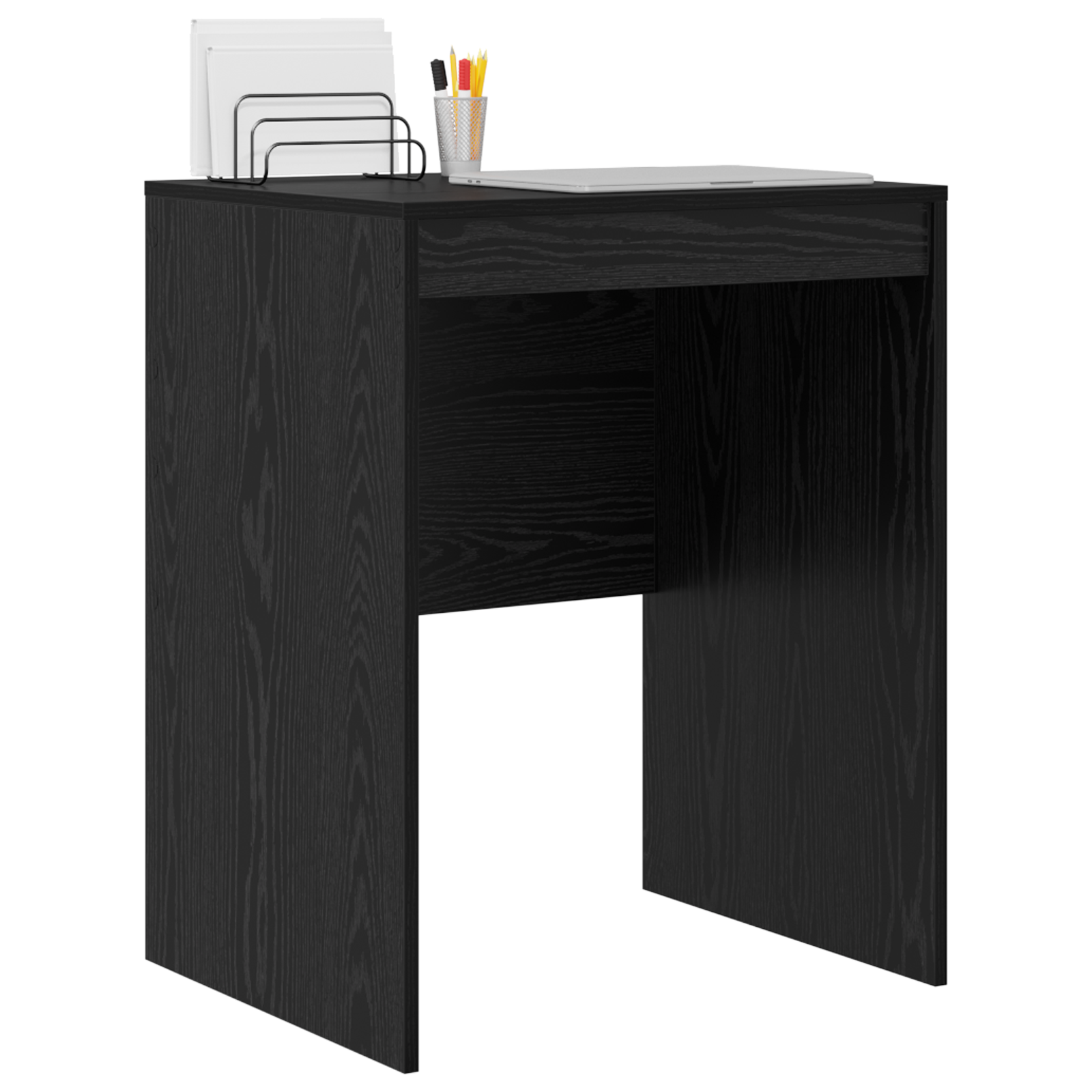 Writing Desk Black oak Engineered wood 60 x 50 x 76 cm - Image 3