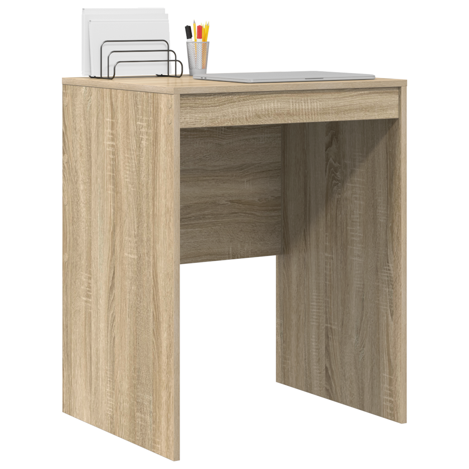 Computer Desk Sonoma oak Particle board 60 x 50 x 76 cm - Image 3
