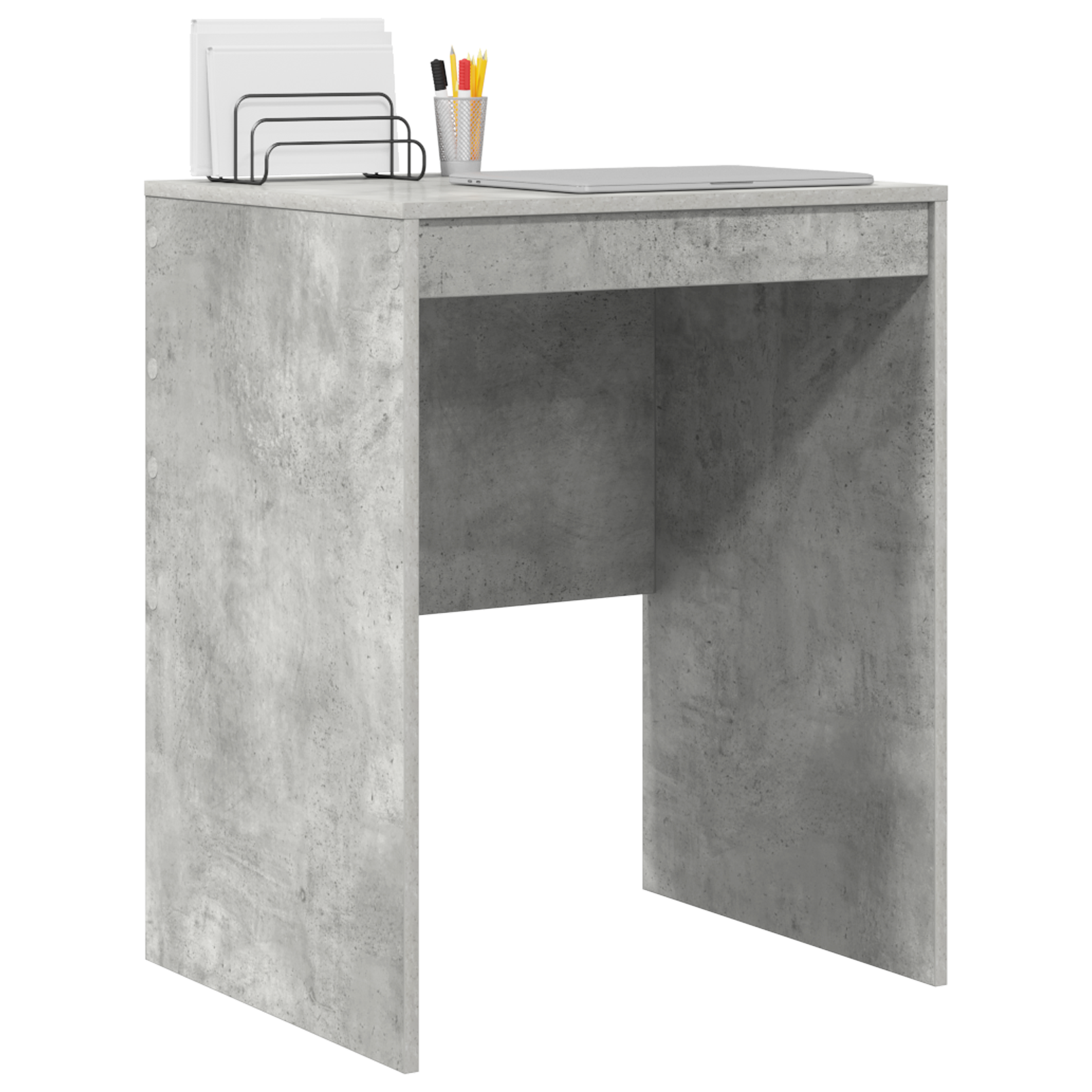 Writing Desk Concrete grey Concrete 60 x 50 x 76 cm Simple - Image 3