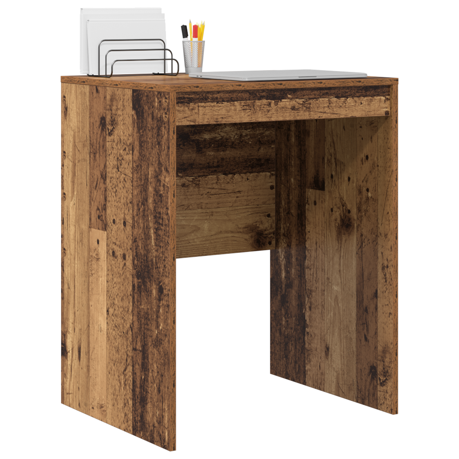 Rustic Writing Desk Old wood Engineered wood 60 x 50 x 76 cm - Image 3