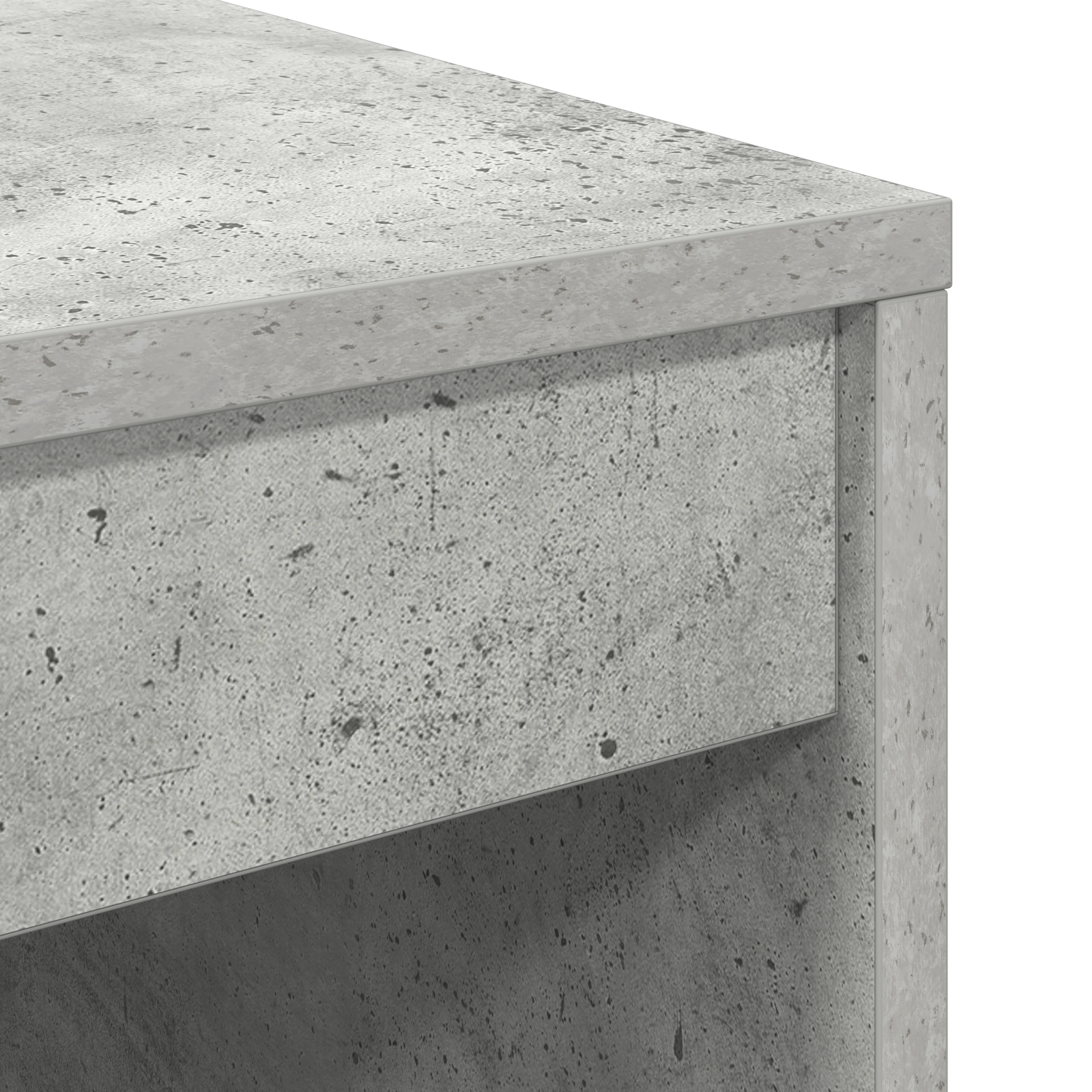 Writing Desk Concrete grey MDF with concrete look 70 x 50 x 76 cm - Image 7