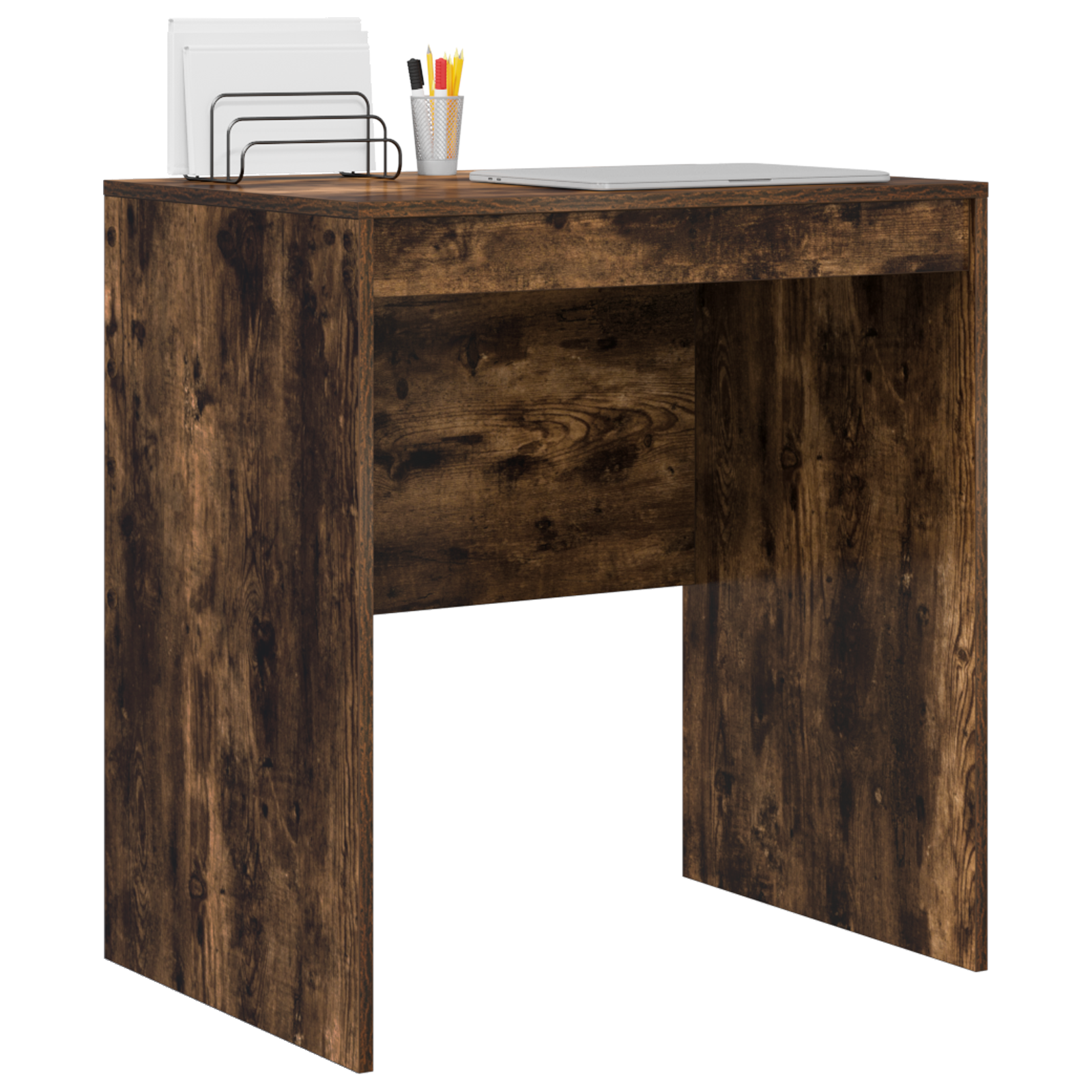 Writing Desk Smoked oak Engineered wood 70 x 50 x 76 cm - Image 3