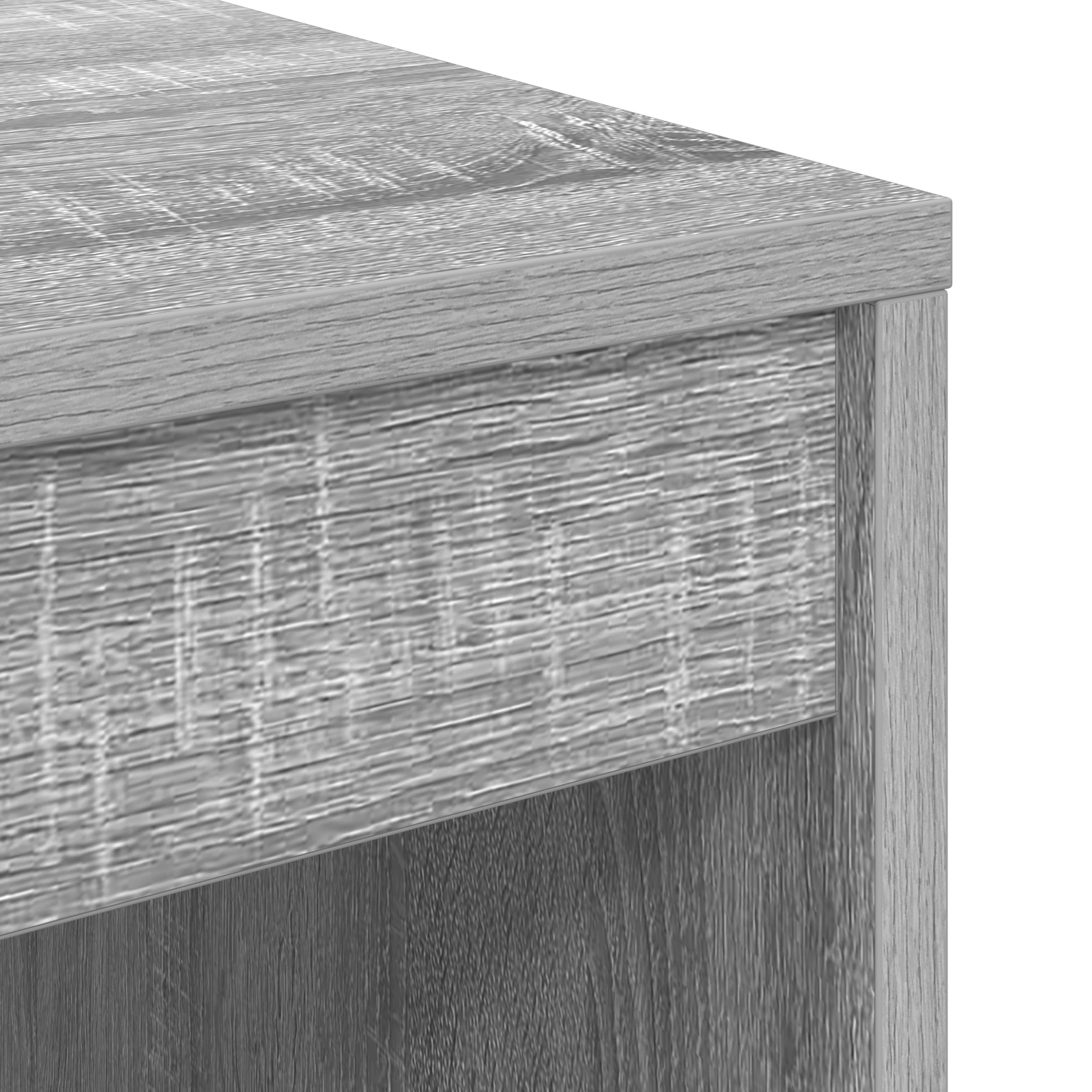 Grey Writing Desk Grey sonoma Particle board 70 x 50 x 76 cm - Image 7