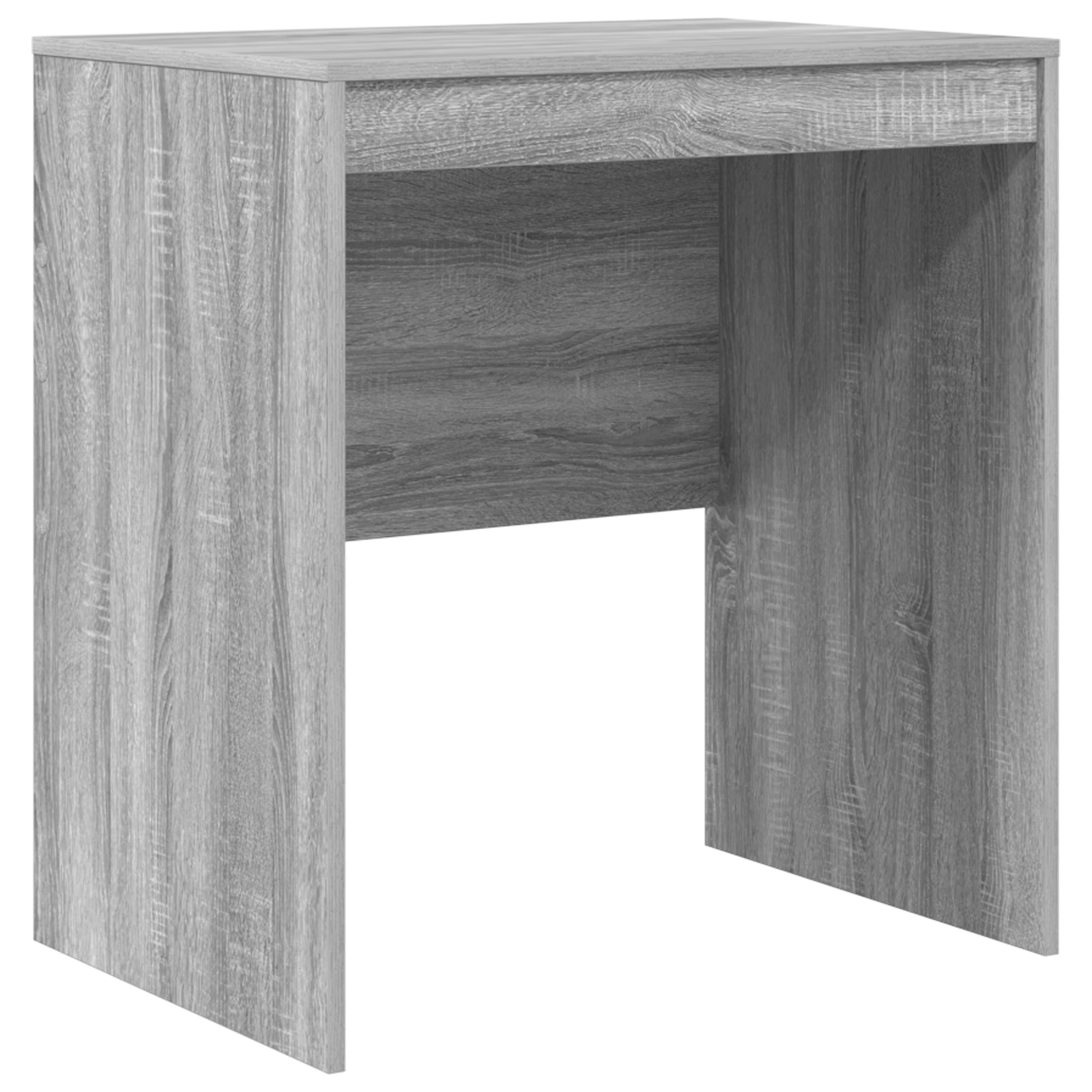 Grey Writing Desk Grey sonoma Particle board 70 x 50 x 76 cm - Image 2