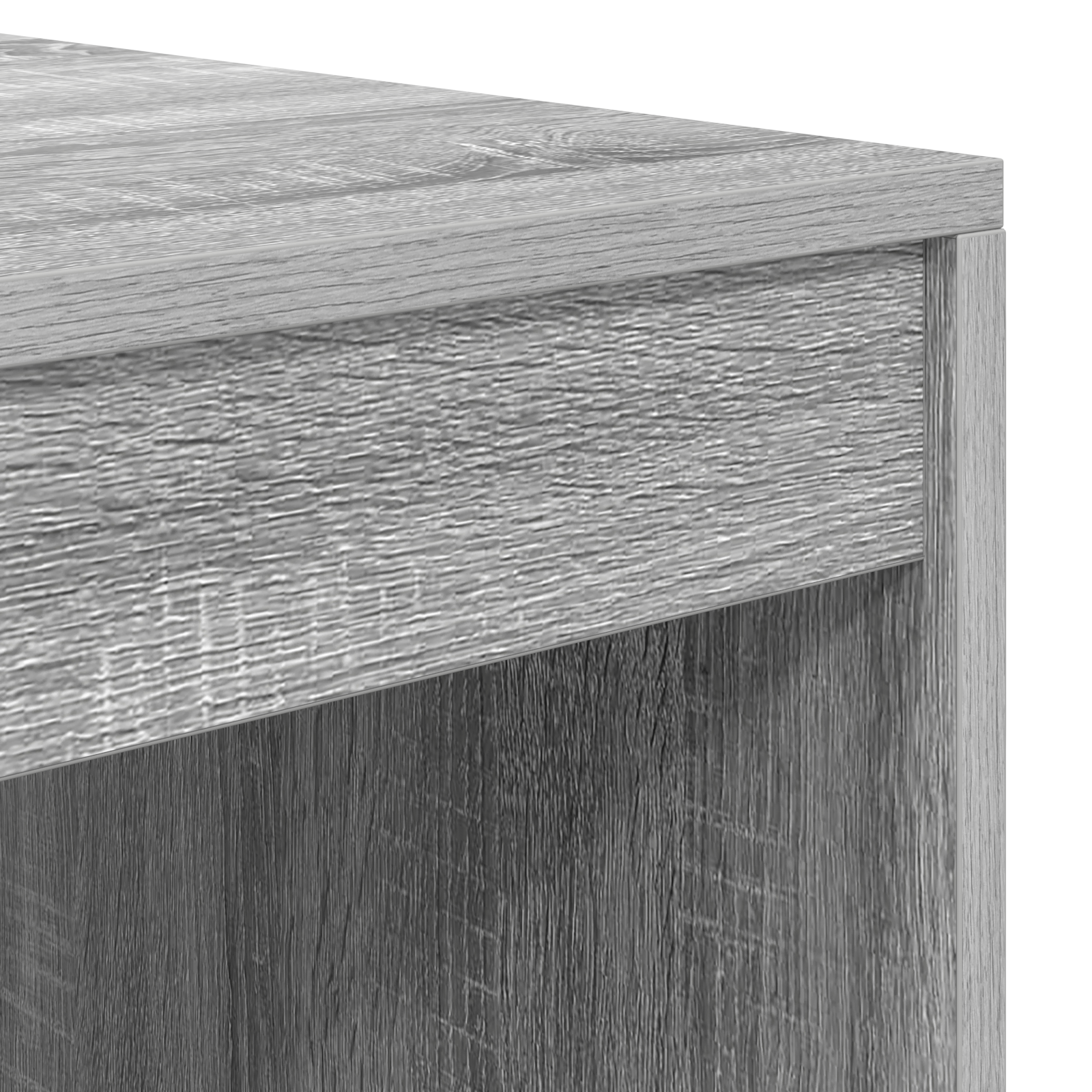 Grey Writing Desk Grey sonoma Engineered wood 90 x 50 x 76 cm - Image 7