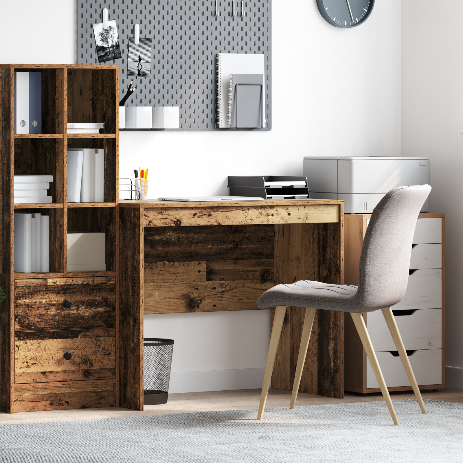 Writing Desk - Old Wood Old wood Particle board 90 x 50 x 76 cm