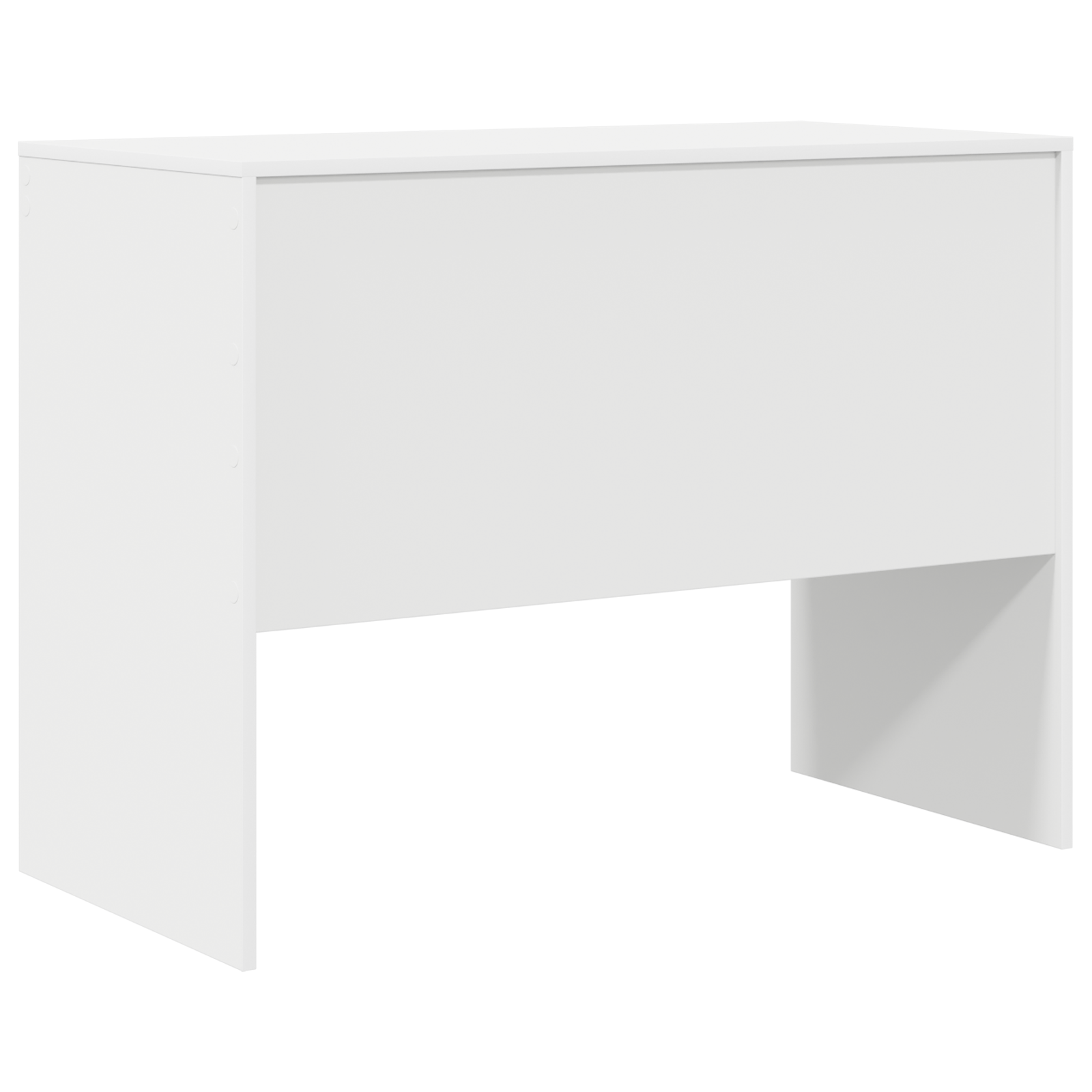 Writing Desk White Particle board 100 x 50 x 76 cm Storage - Image 6