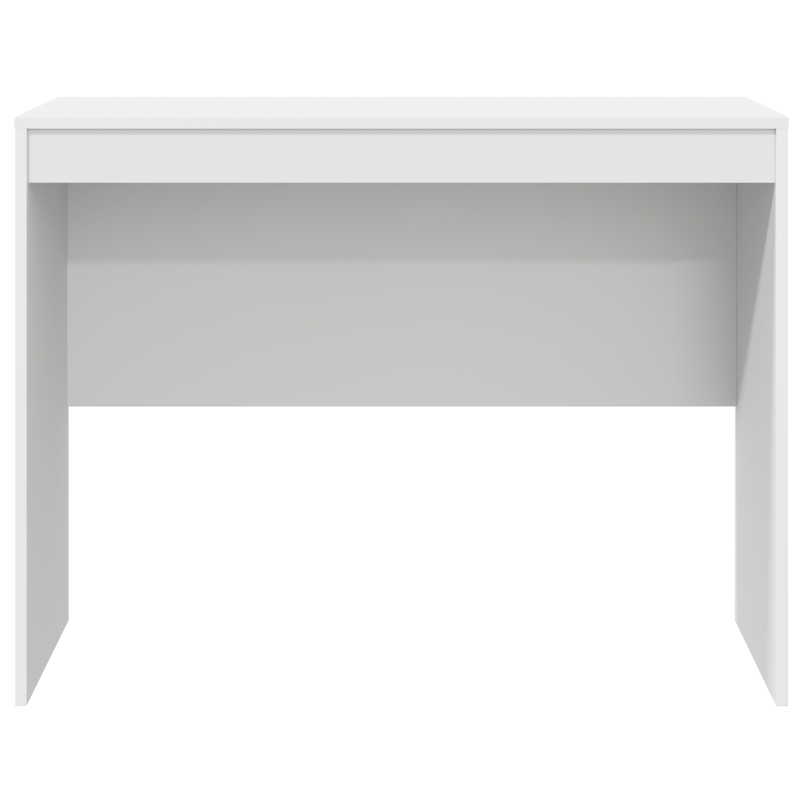 Writing Desk White Particle board 100 x 50 x 76 cm Storage - Image 4