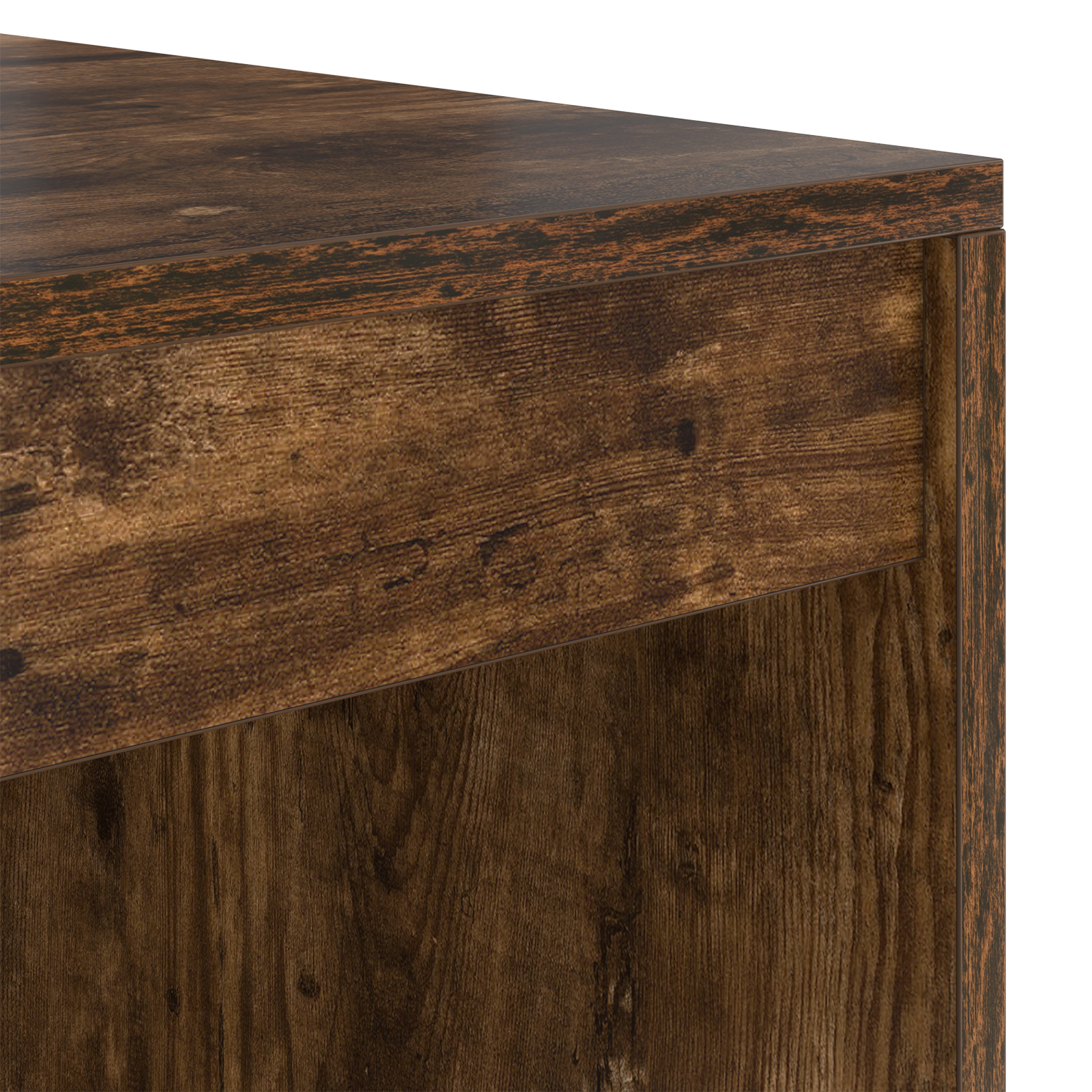 Writing Desk Smoked Oak Particle board 100 x 50 x 76 cm Durable - Image 7