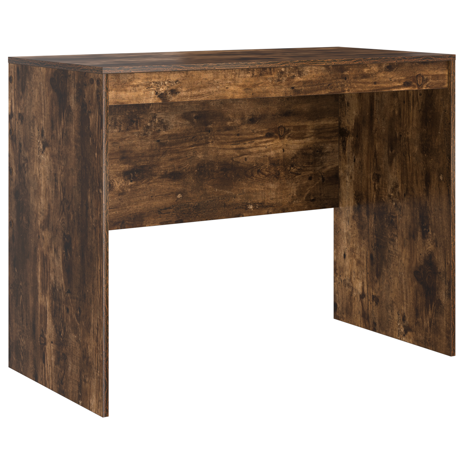 Writing Desk Smoked Oak Particle board 100 x 50 x 76 cm Durable - Image 2