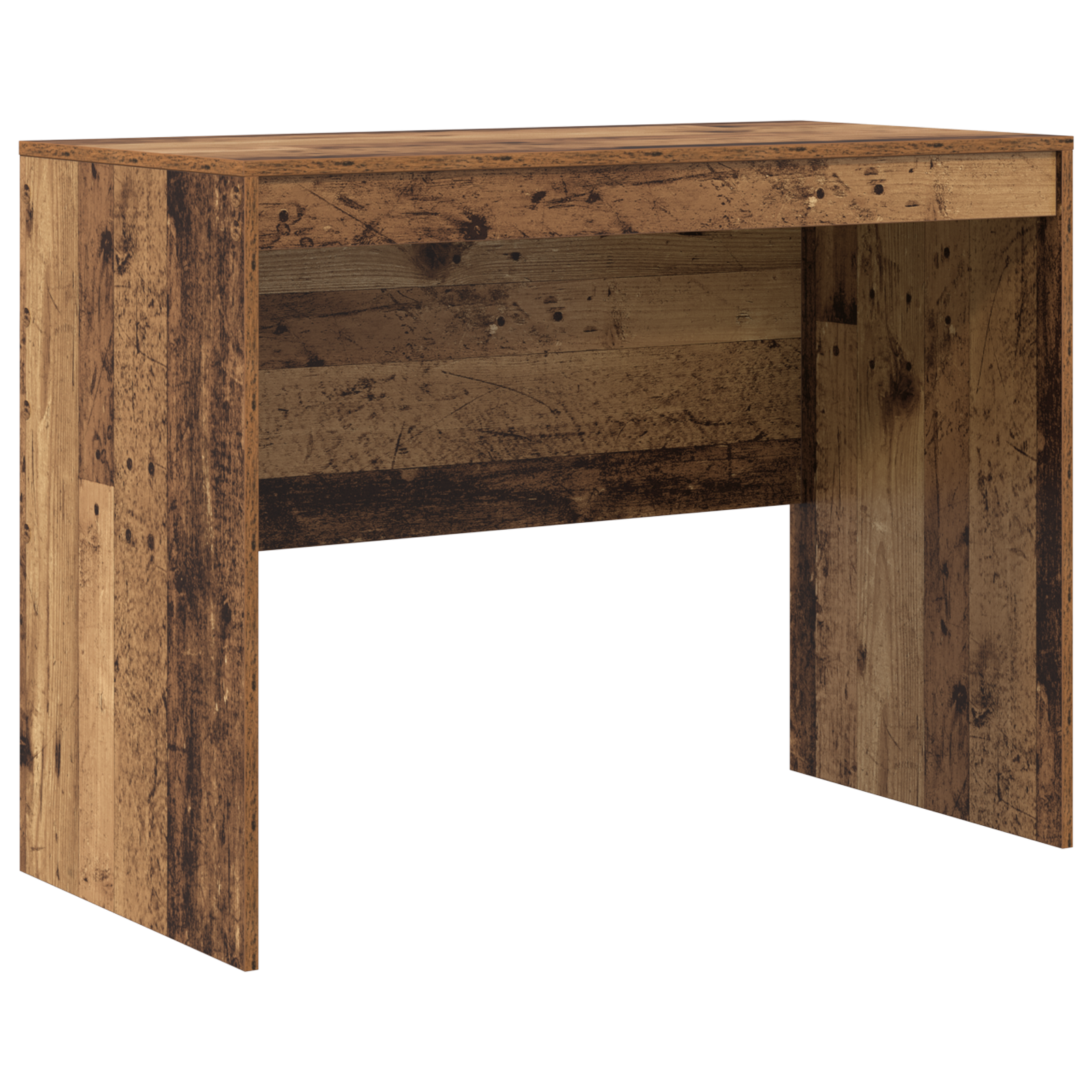 Rustic Writing Desk Old wood Solid Wood 100 x 50 x 76 cm - Image 2