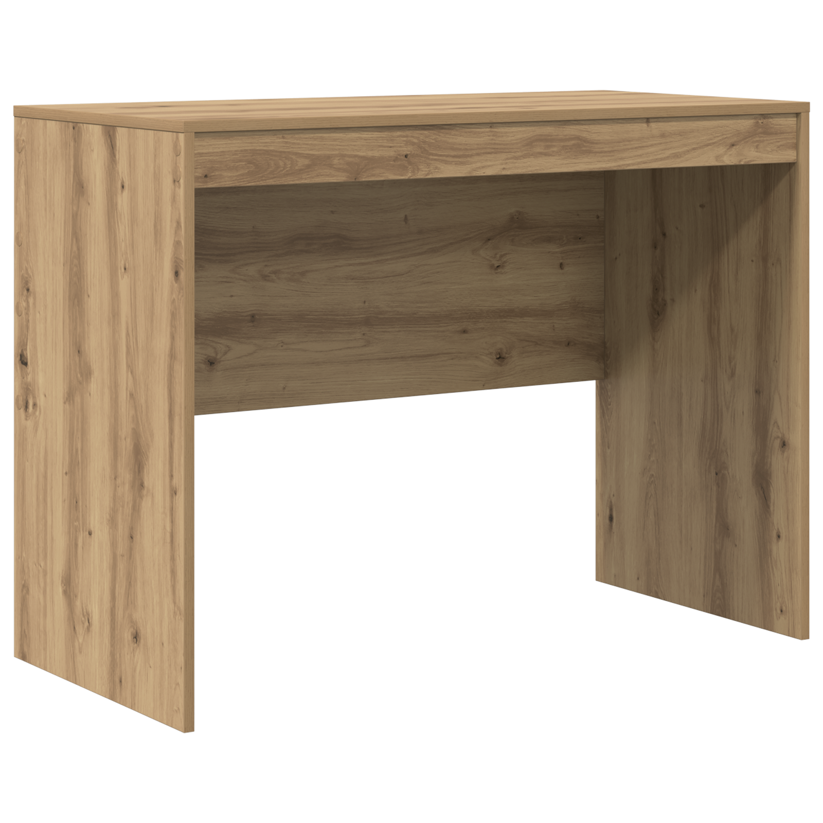 Writing Desk Artisan oak MDF 100 x 50 x 76 cm Simple - Image 2