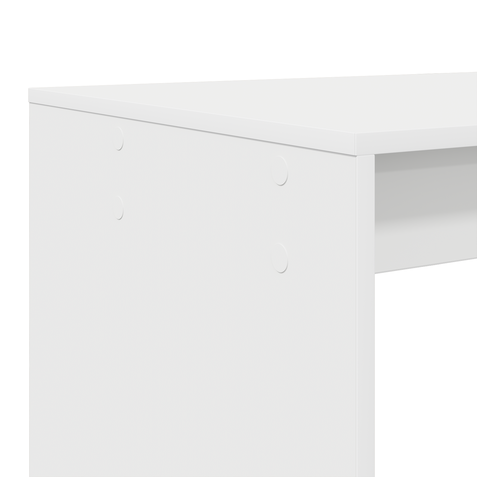 Writing Desk White Engineered Wood Medium Storage Writing Desk - Image 7