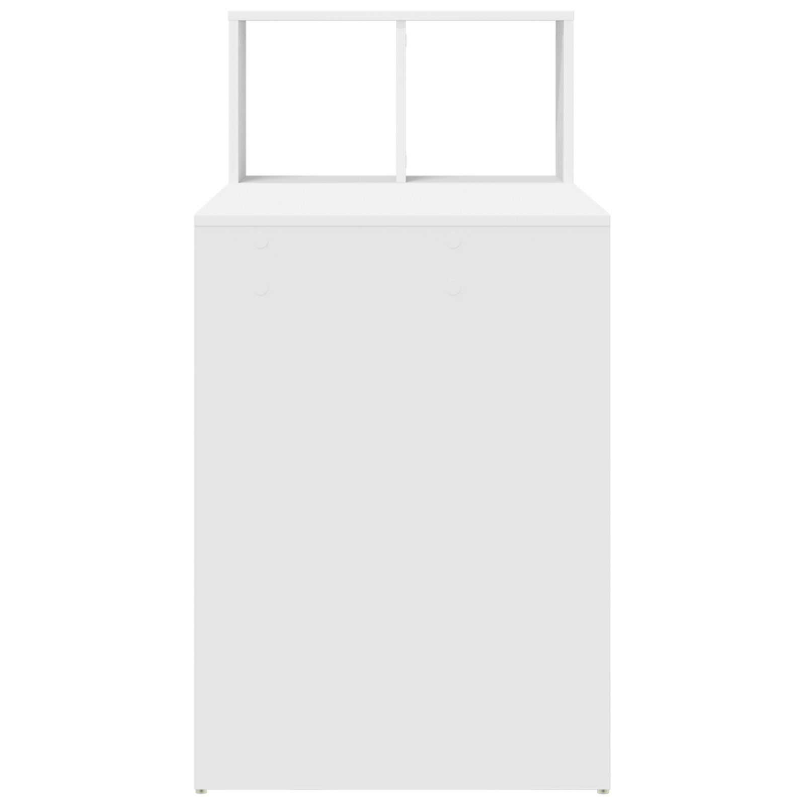 Writing Desk White Engineered Wood Medium Storage Writing Desk - Image 5