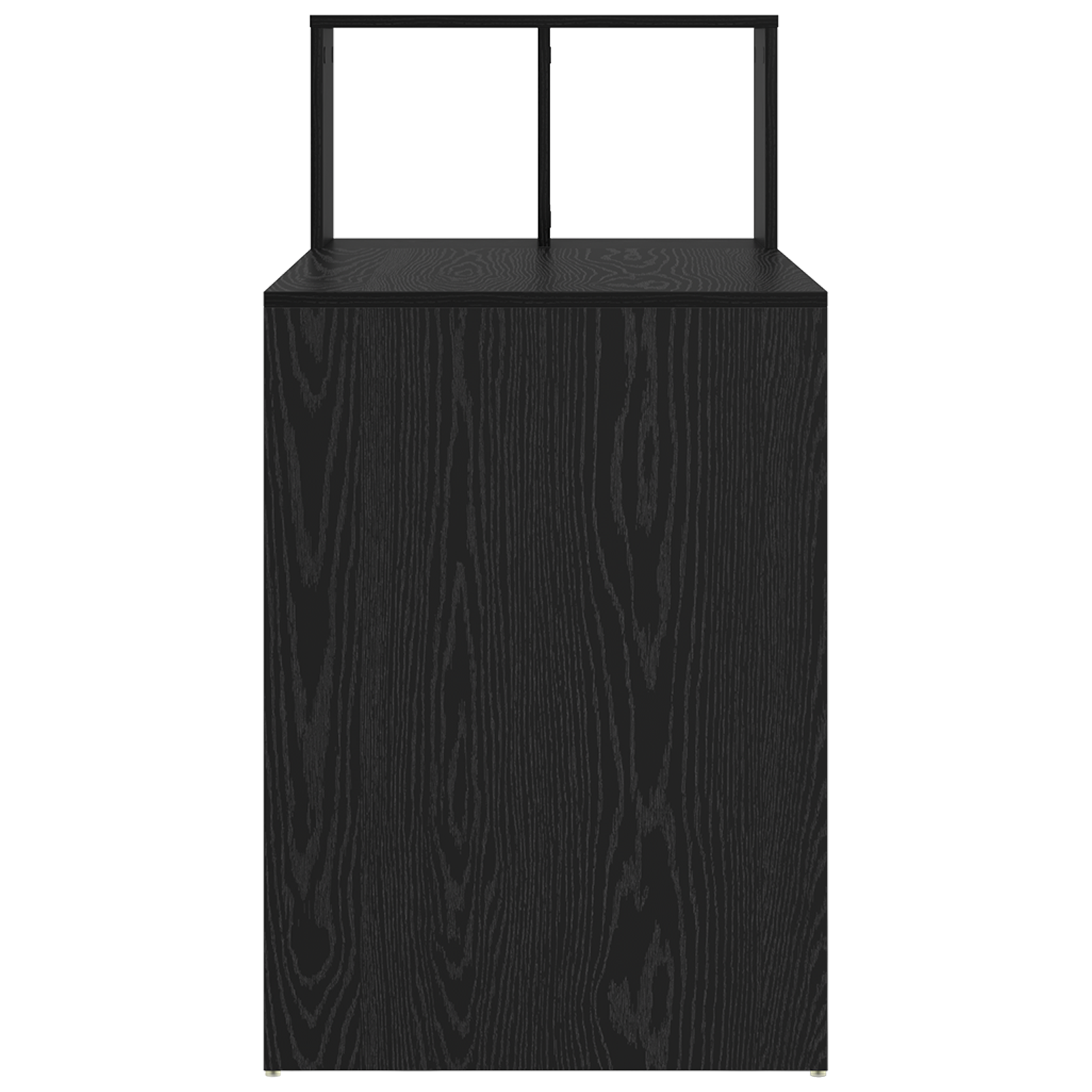 Writing Desk Black oak Particle board Small Storage - Image 5