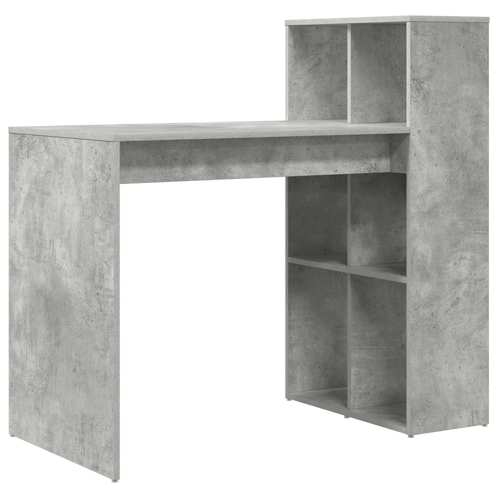 Writing Desk Concrete Grey Engineered wood with a concrete finish - Image 2
