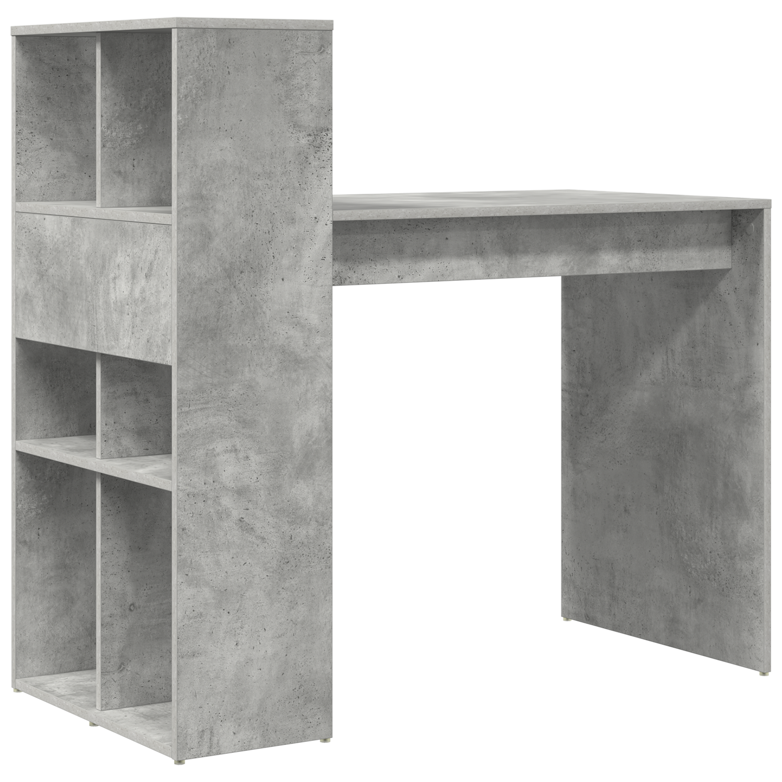 Writing Desk Concrete Grey Engineered wood with a concrete finish - Image 6