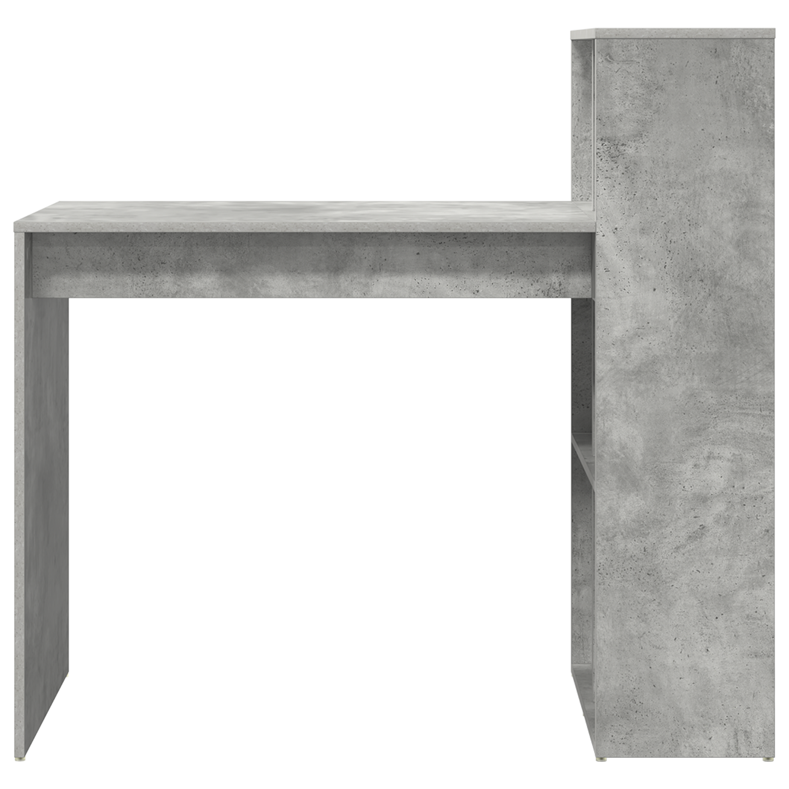 Writing Desk Concrete Grey Engineered wood with a concrete finish - Image 4